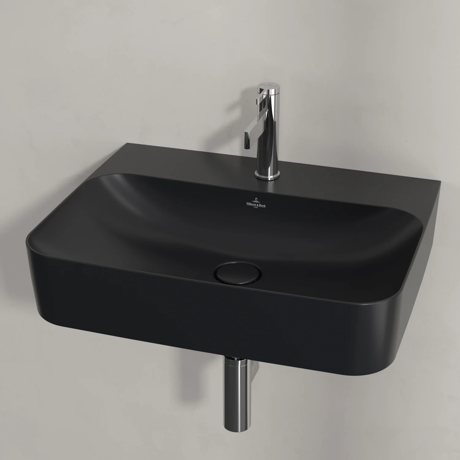 Umywalka Villeroy & Boch Finion 60 cm z jednym otworem na baterię, bez przelewu