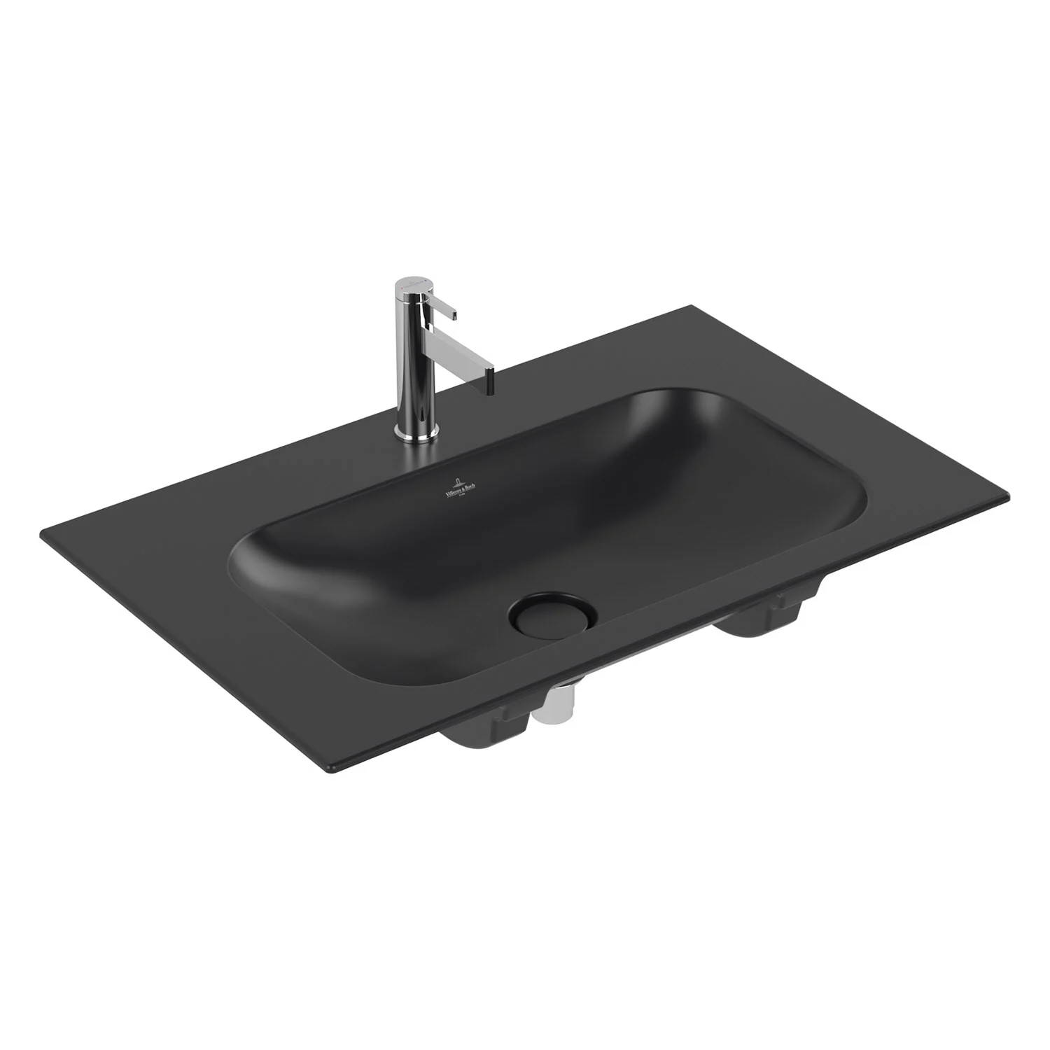 Villeroy & Boch Finion – umywalka szafkowa 80 cm, 1 otwór na baterię, z przelewem ViFlow Zdjęcie 2