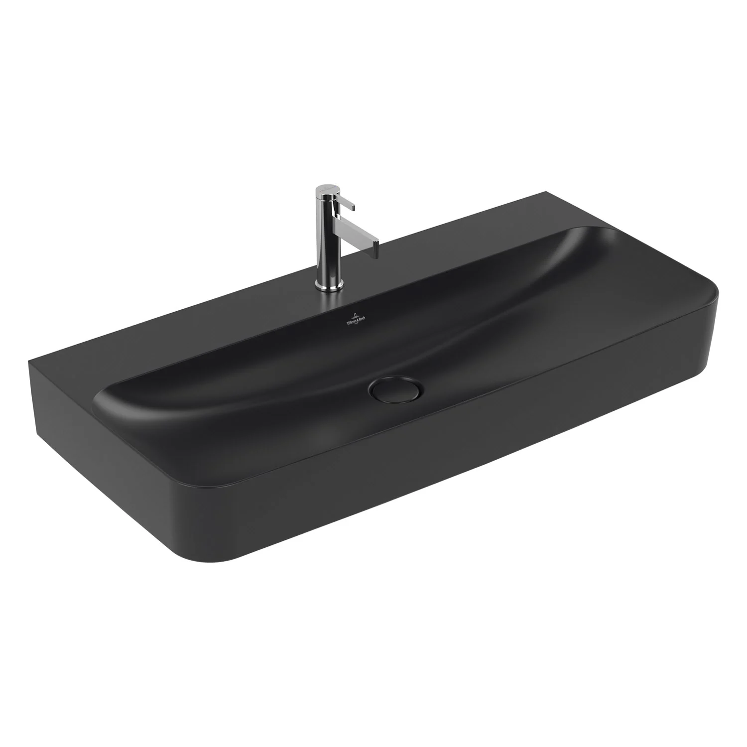 Umywalka Villeroy & Boch Finion 100 cm z jednym otworem na baterię, z przelewem ViFlow Zdjęcie 2