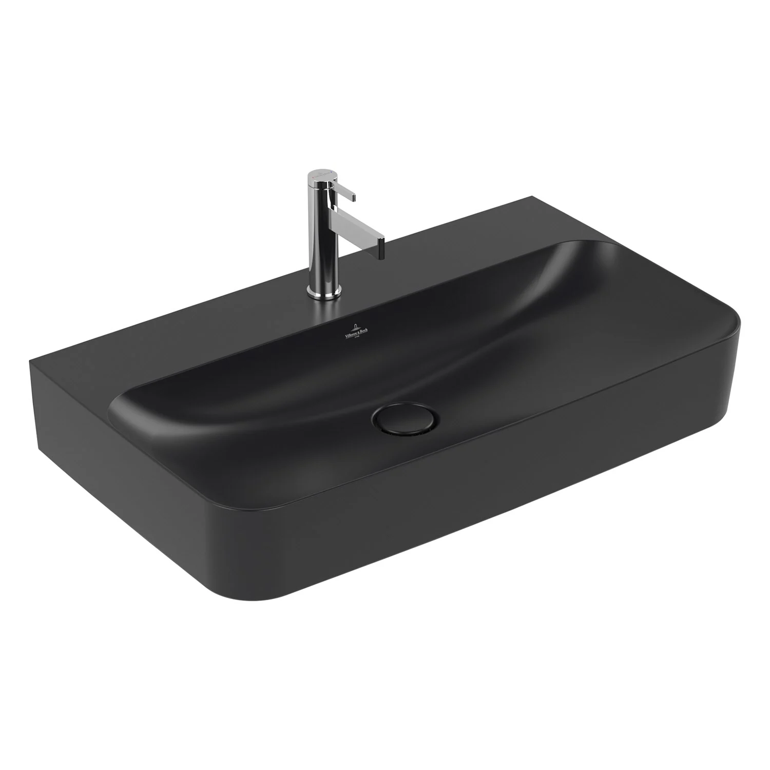 Umywalka Villeroy & Boch Finion 80 cm z jednym otworem na baterię, bez przelewu Zdjęcie 2