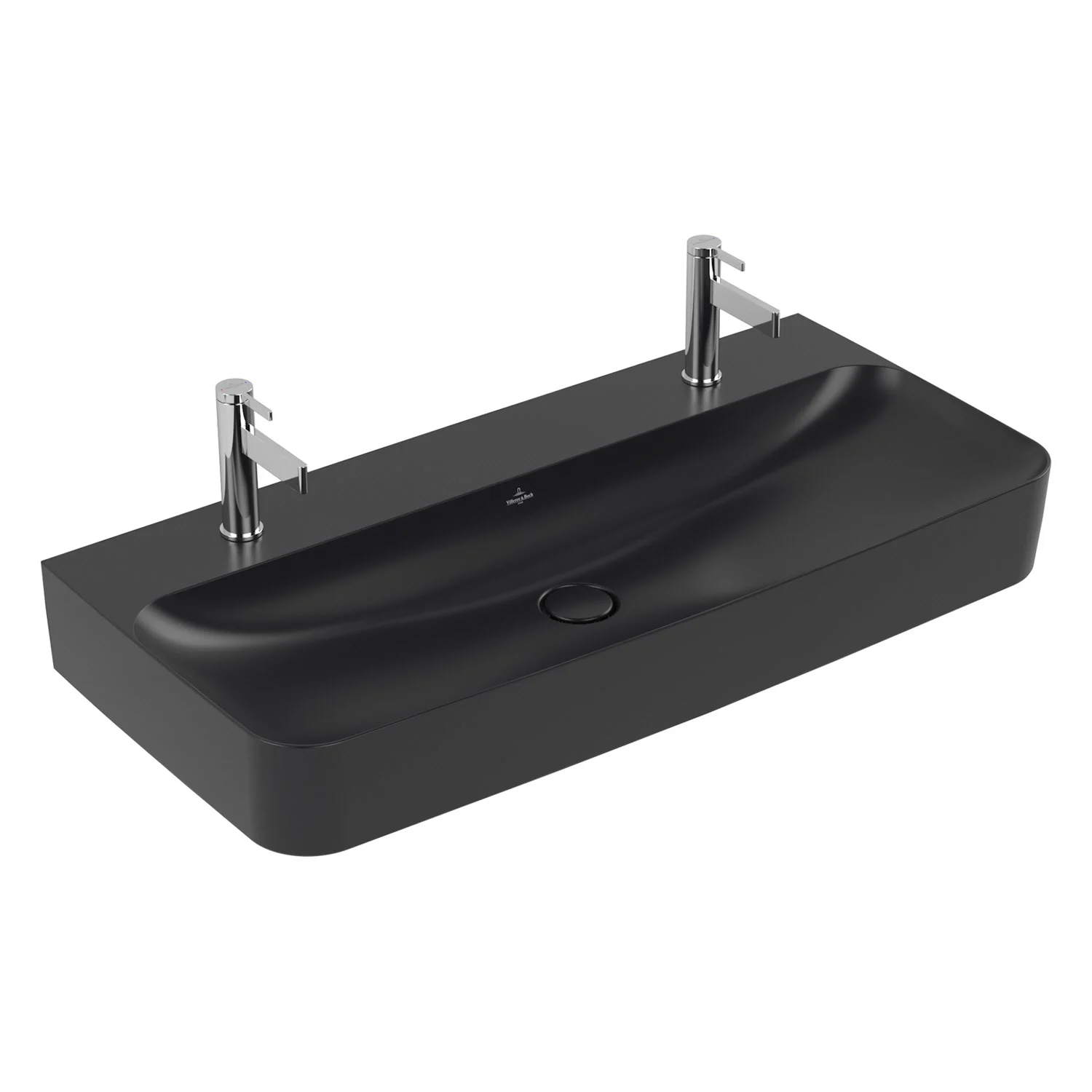 Umywalka Villeroy & Boch Finion 100 cm z 2 otworami na baterię, bez przelewu Zdjęcie 2
