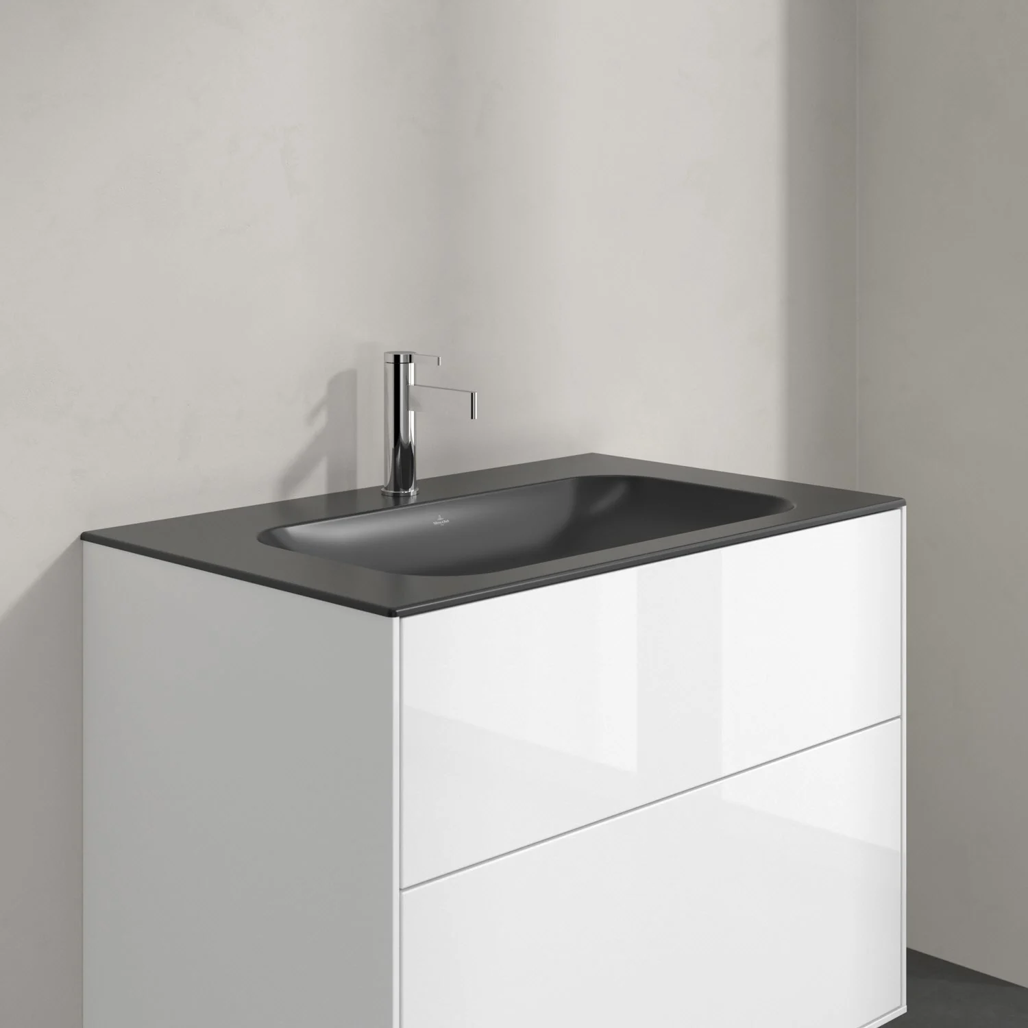 Villeroy & Boch Finion – umywalka szafkowa 80 cm, 1 otwór na baterię, bez przelewu Zdjęcie 3