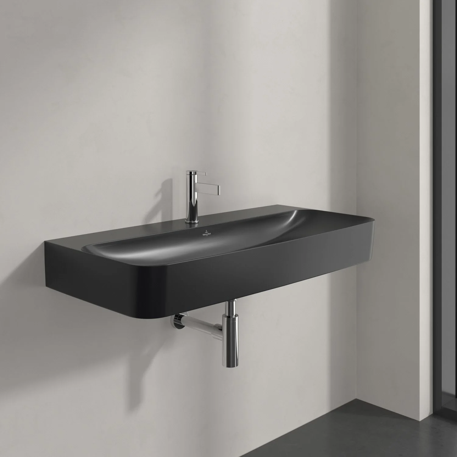 Umywalka Villeroy & Boch Finion 100 cm z jednym otworem na baterię, z przelewem ViFlow Zdjęcie 3
