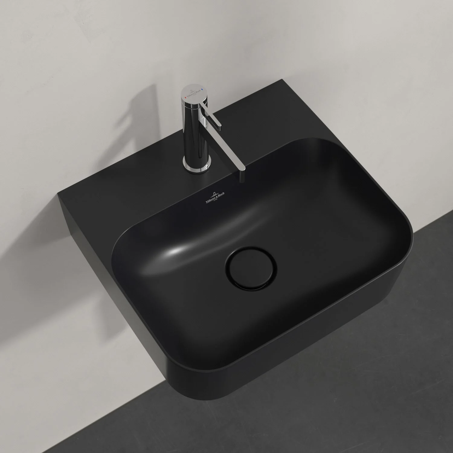 Umywalka mała Villeroy & Boch Finion 43 x 39 cm z jednym otworem na baterię, bez przelewu Zdjęcie 4