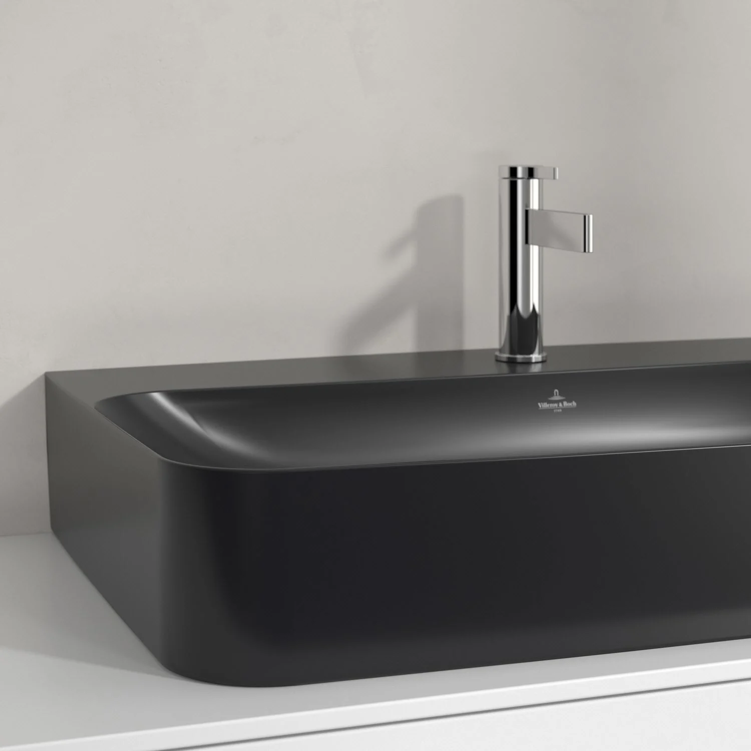 Umywalka Villeroy & Boch Finion 80 cm z jednym otworem na baterię, bez przelewu Zdjęcie 7
