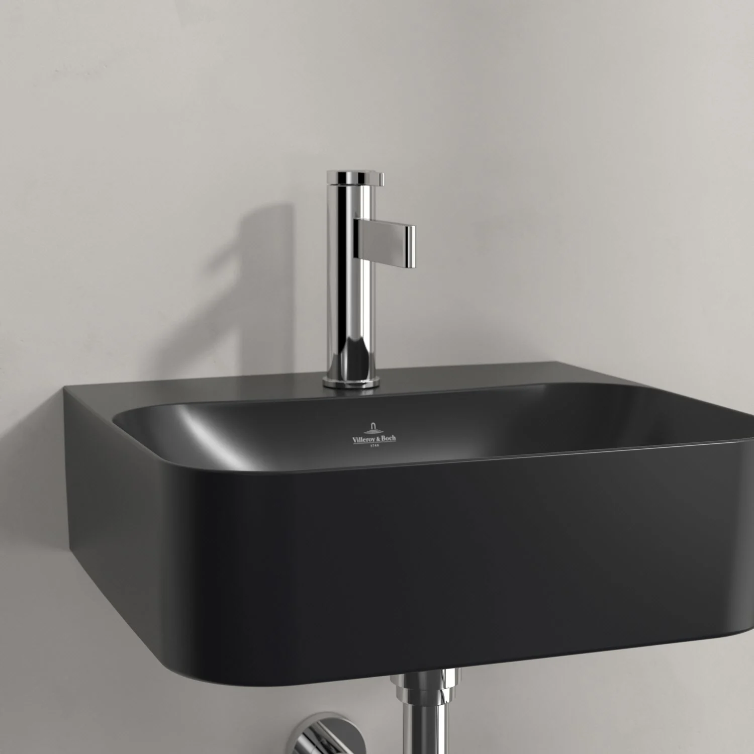 Umywalka mała Villeroy & Boch Finion 43 x 39 cm z jednym otworem na baterię, bez przelewu Zdjęcie 7
