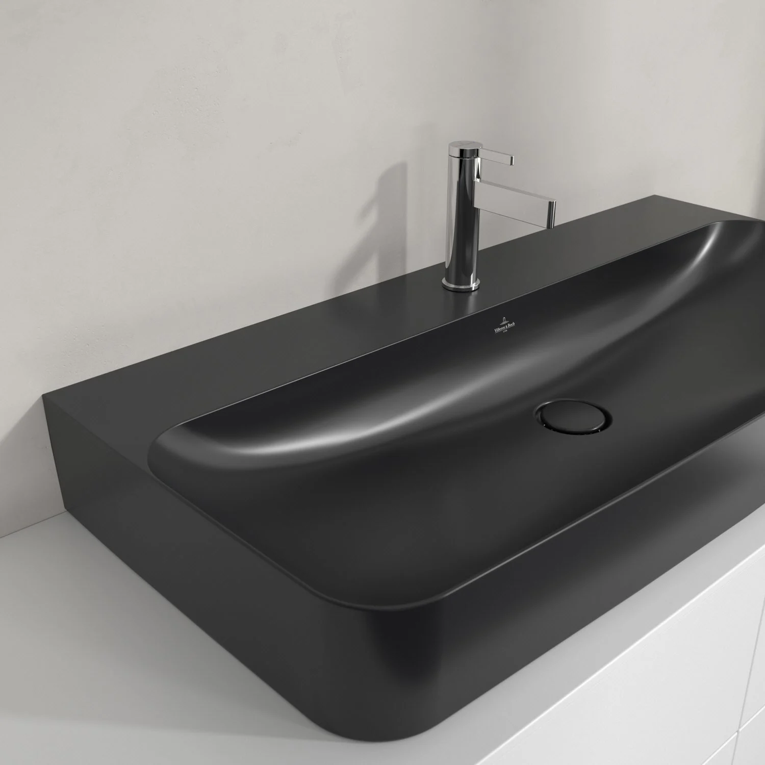 Umywalka Villeroy & Boch Finion 100 cm z jednym otworem na baterię, bez przelewu Zdjęcie 8