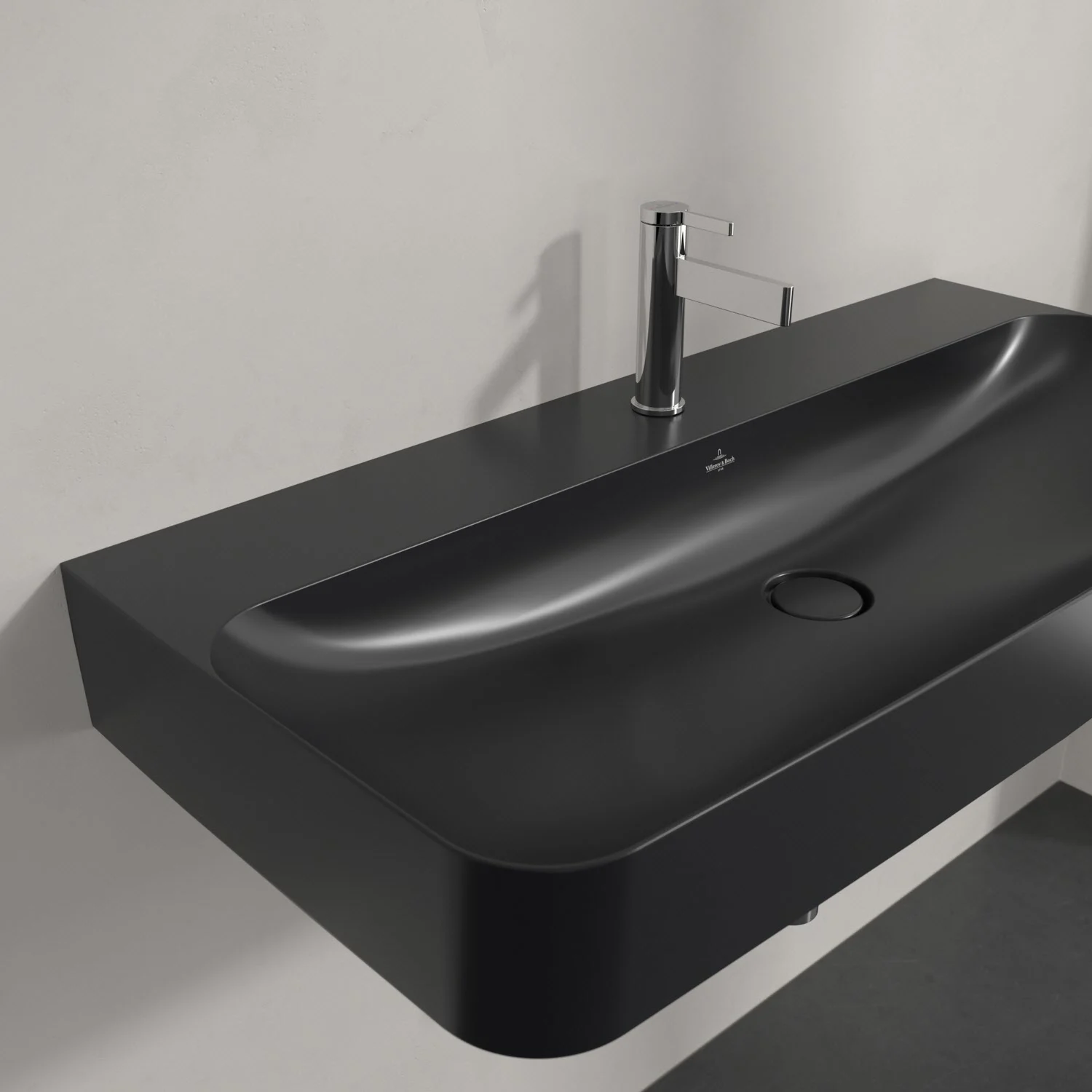 Umywalka Villeroy & Boch Finion 100 cm z jednym otworem na baterię, z przelewem ViFlow Zdjęcie 8