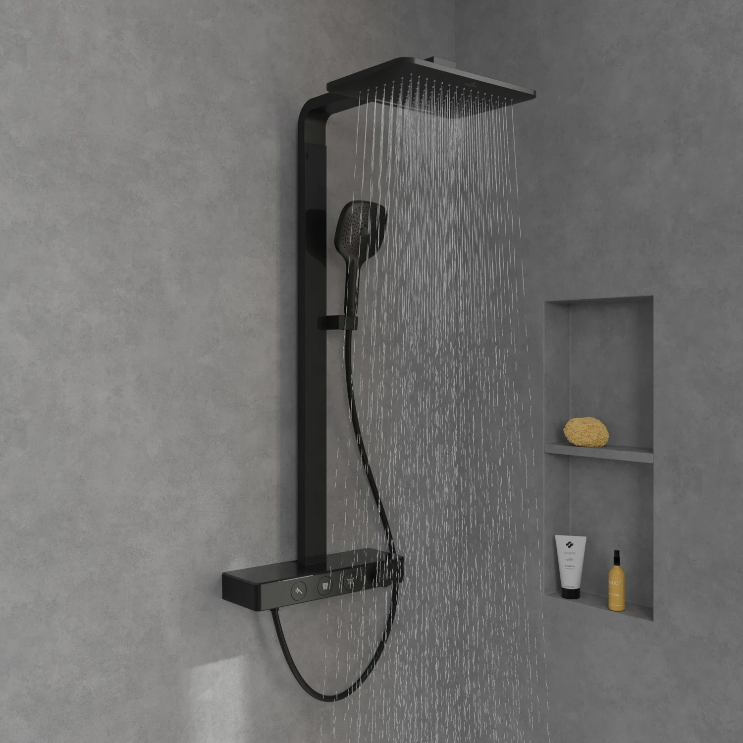Villeroy & Boch Infinity Showers Duschsystem mit 3 Funktionen für Wandmontage Bild 7