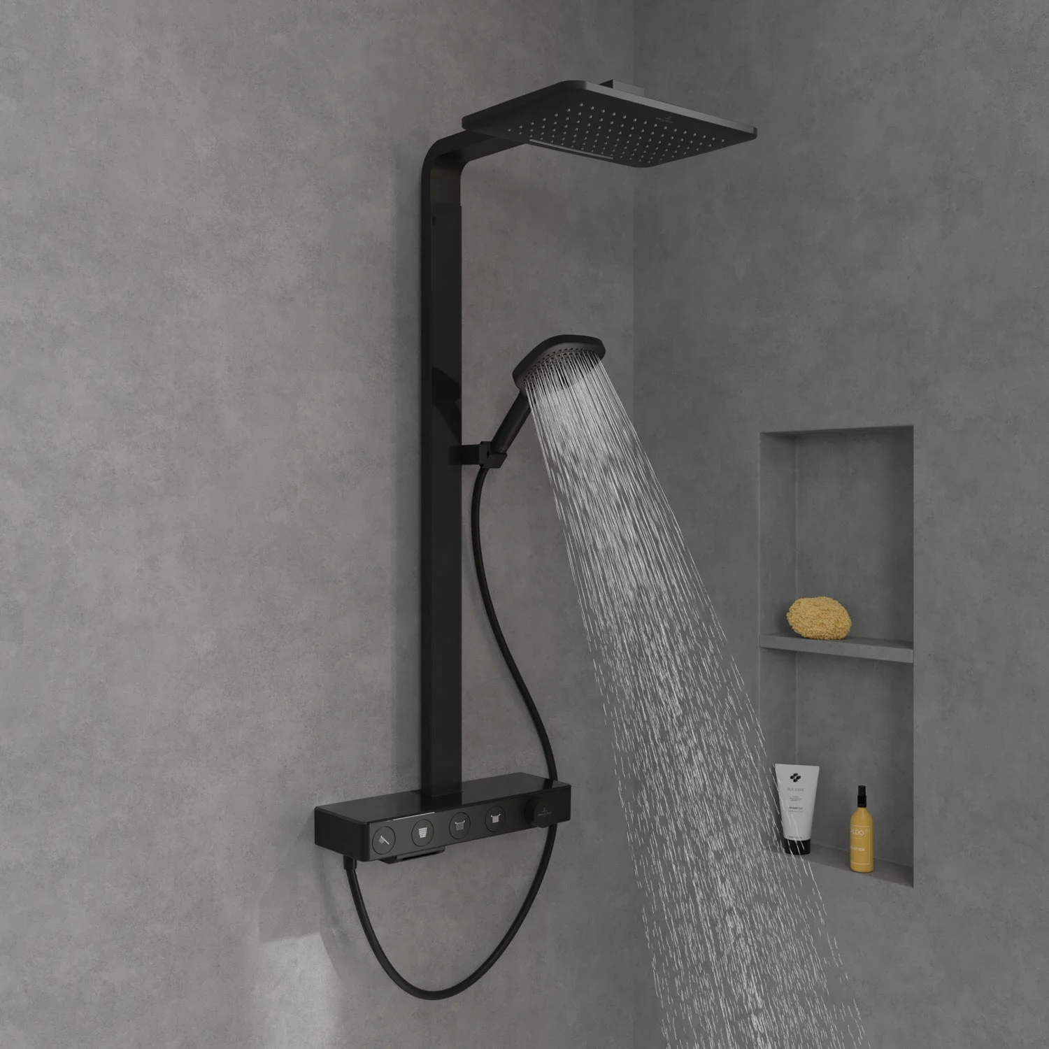 Villeroy & Boch Infinity Showers Duschsystem mit 4 Funktionen für Wandmontage Bild 7