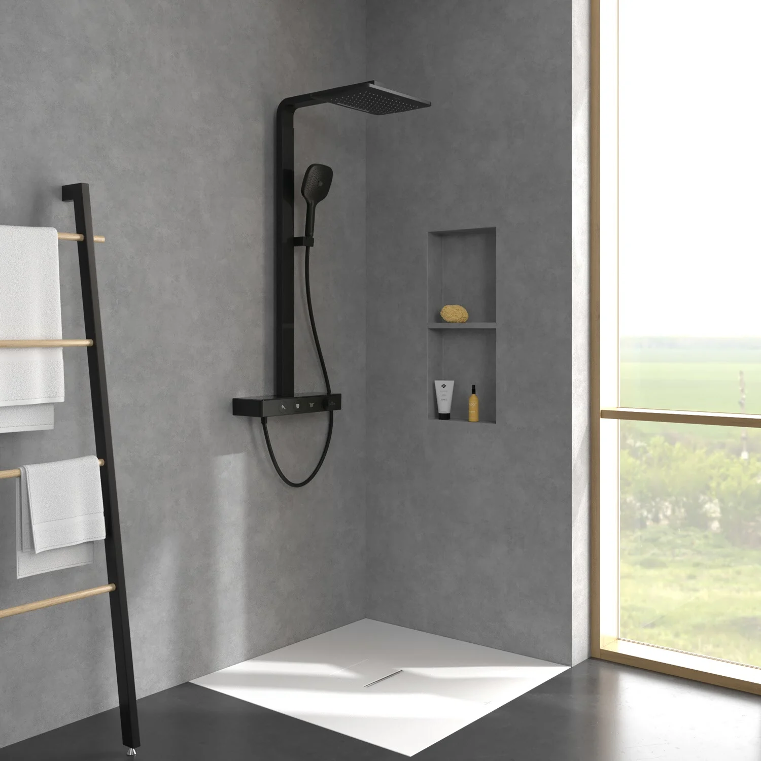 Villeroy & Boch Infinity Showers Duschsystem mit 3 Funktionen für Wandmontage Bild 9