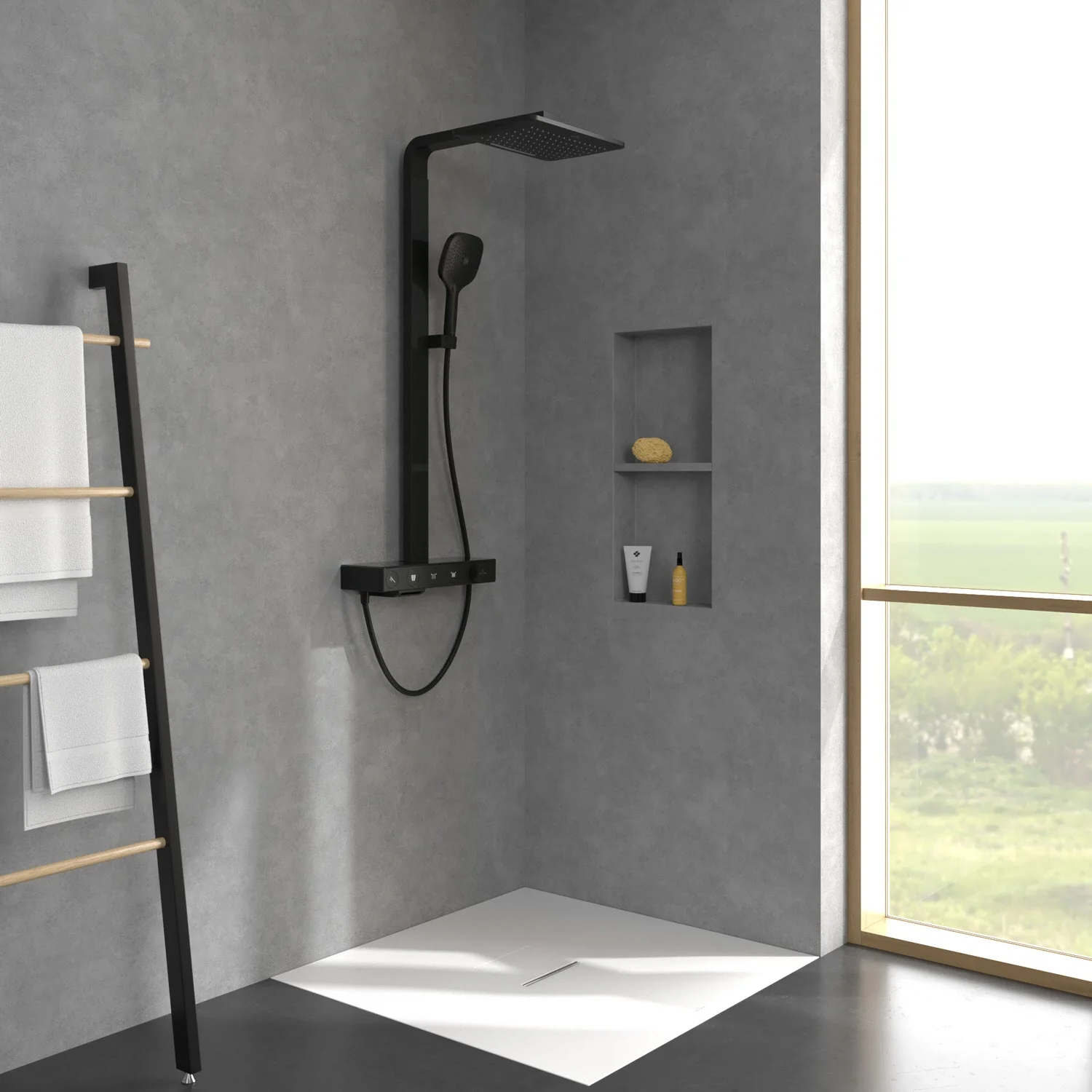 Villeroy & Boch Infinity Showers Duschsystem mit 4 Funktionen für Wandmontage Bild 9