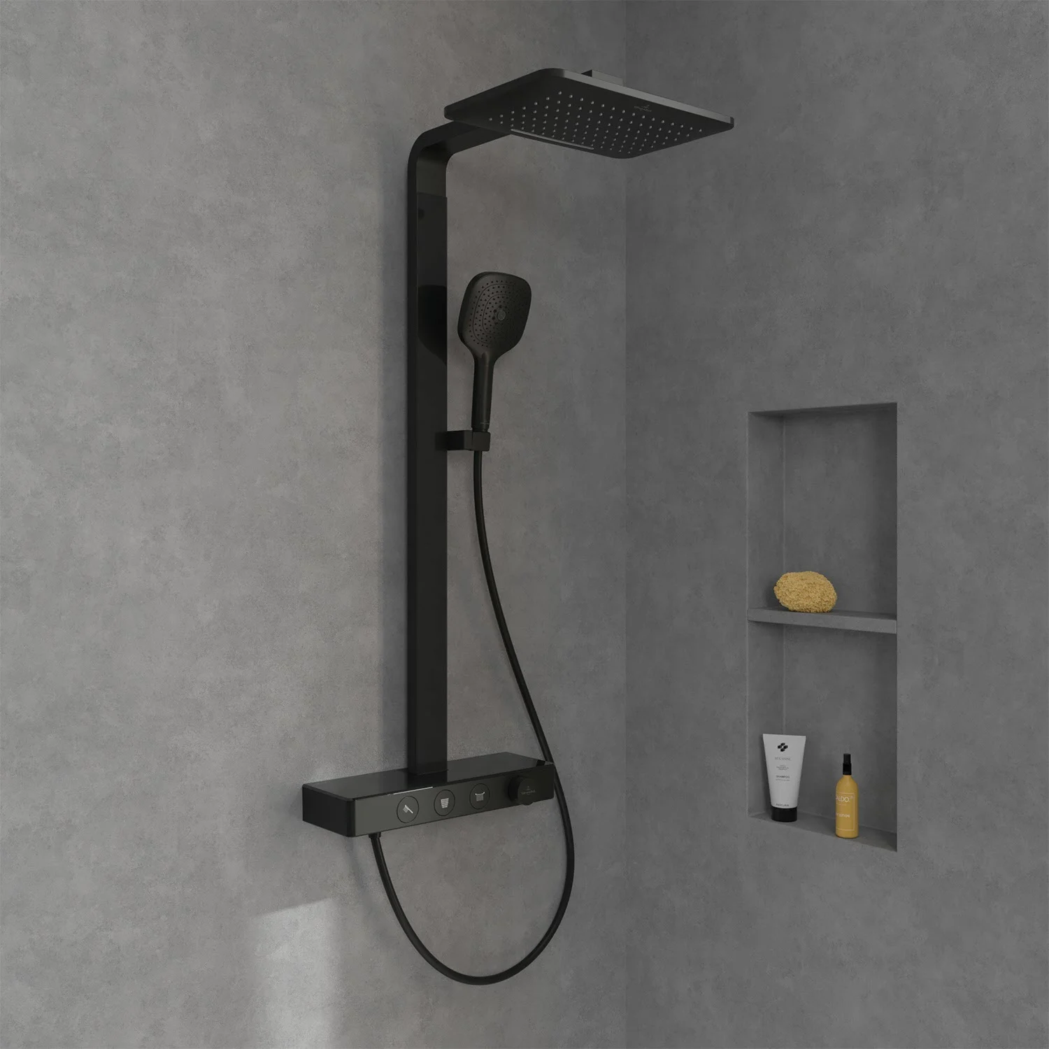 Villeroy & Boch Infinity Showers Duschsystem mit 3 Funktionen für Wandmontage