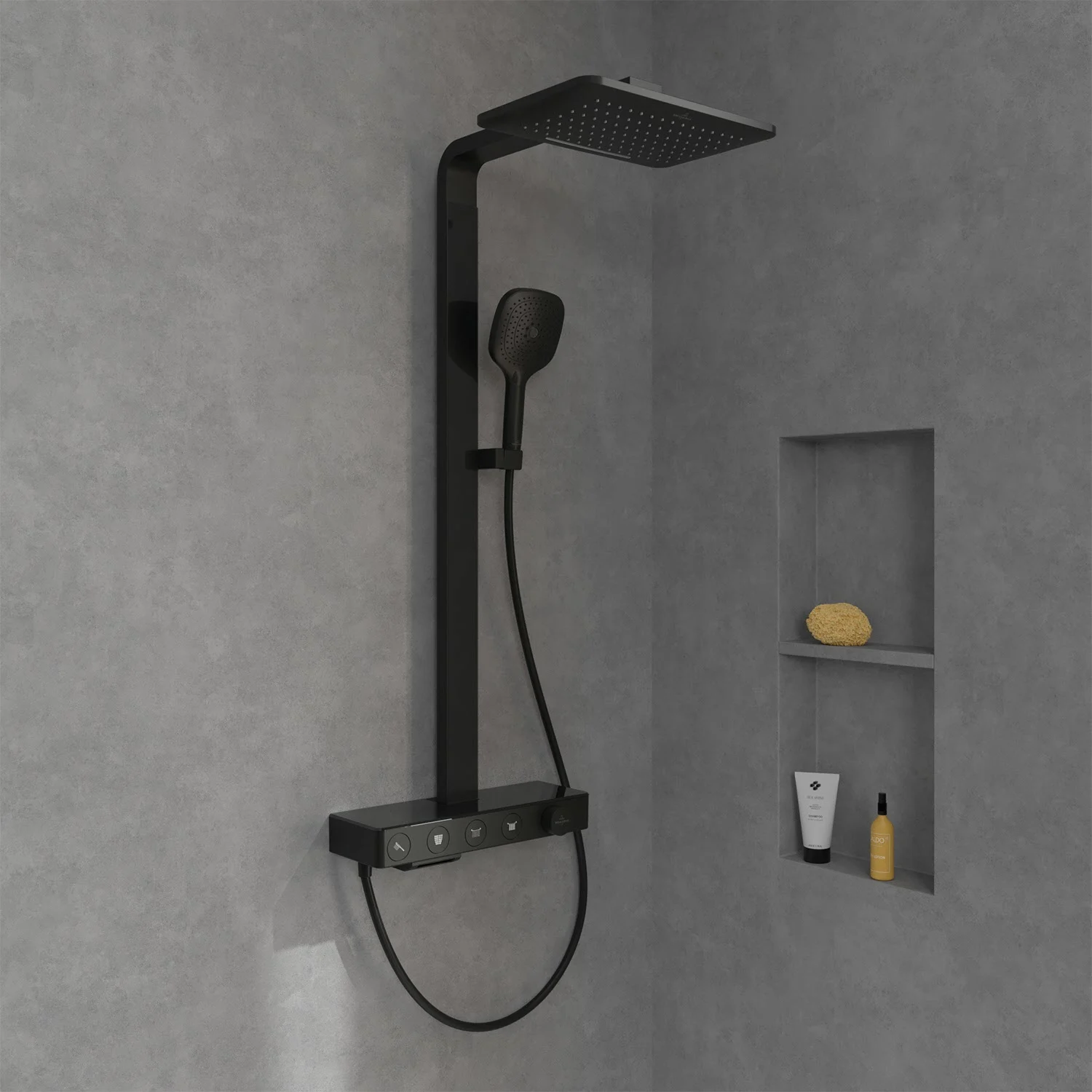 Villeroy & Boch Infinity Showers Duschsystem mit 4 Funktionen für Wandmontage
