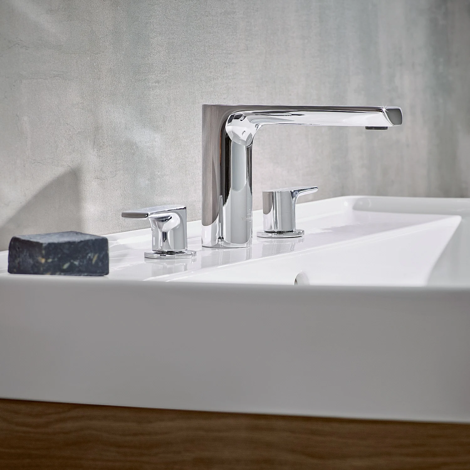 Trójotworowy kran na umywalce, Villeroy & Boch
