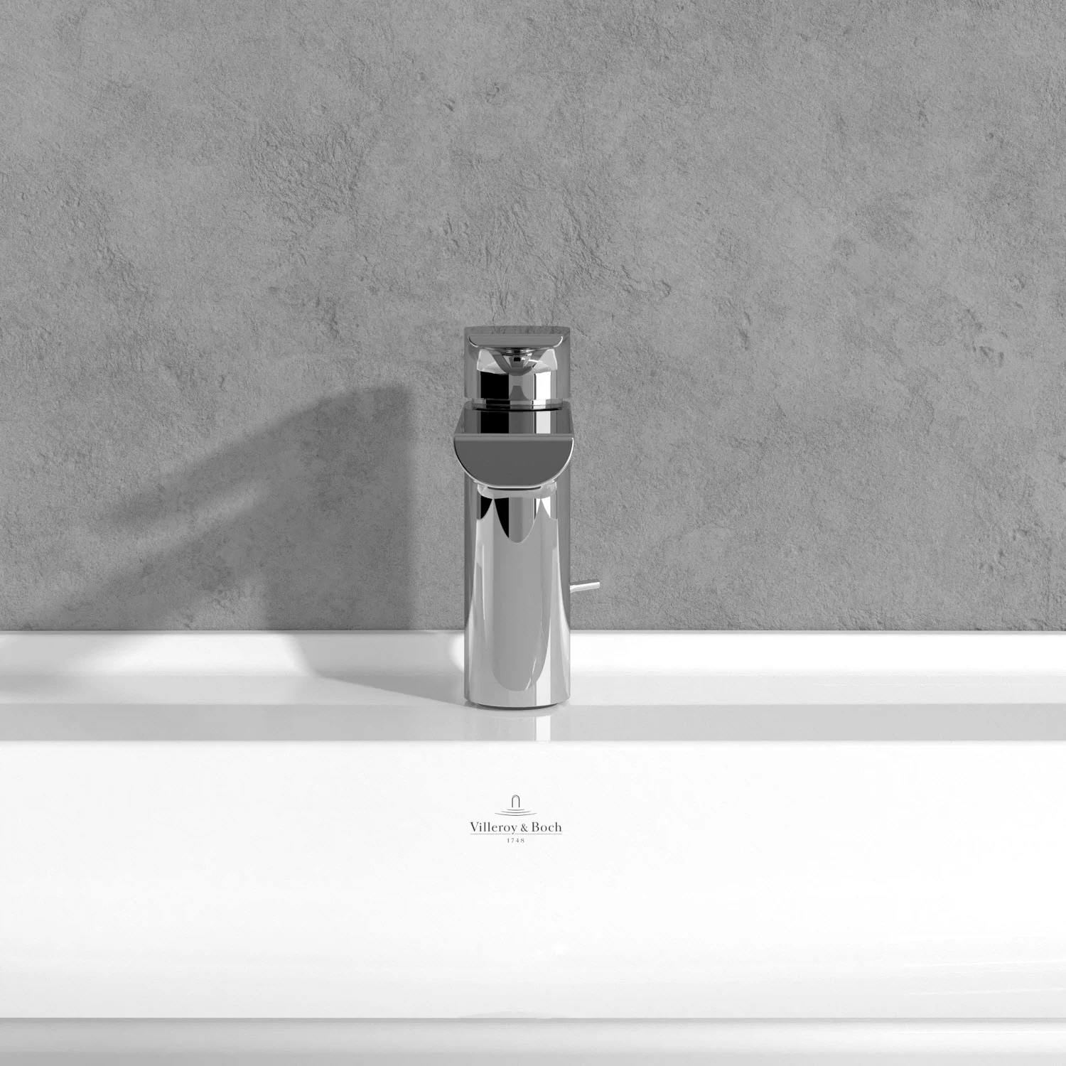 Widok z przodu baterii umywalkowej, Villeroy & Boch