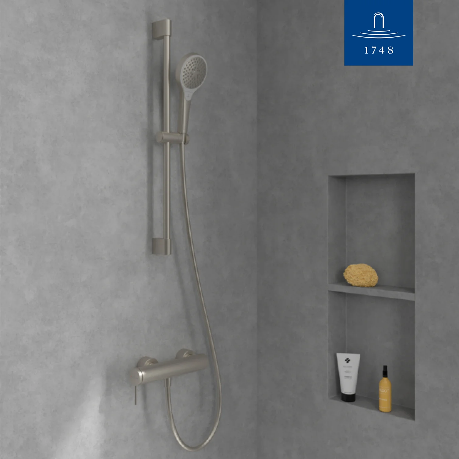 Villeroy & Boch Loop & Friends – jednouchwytowa bateria prysznicowa Zdjęcie 4