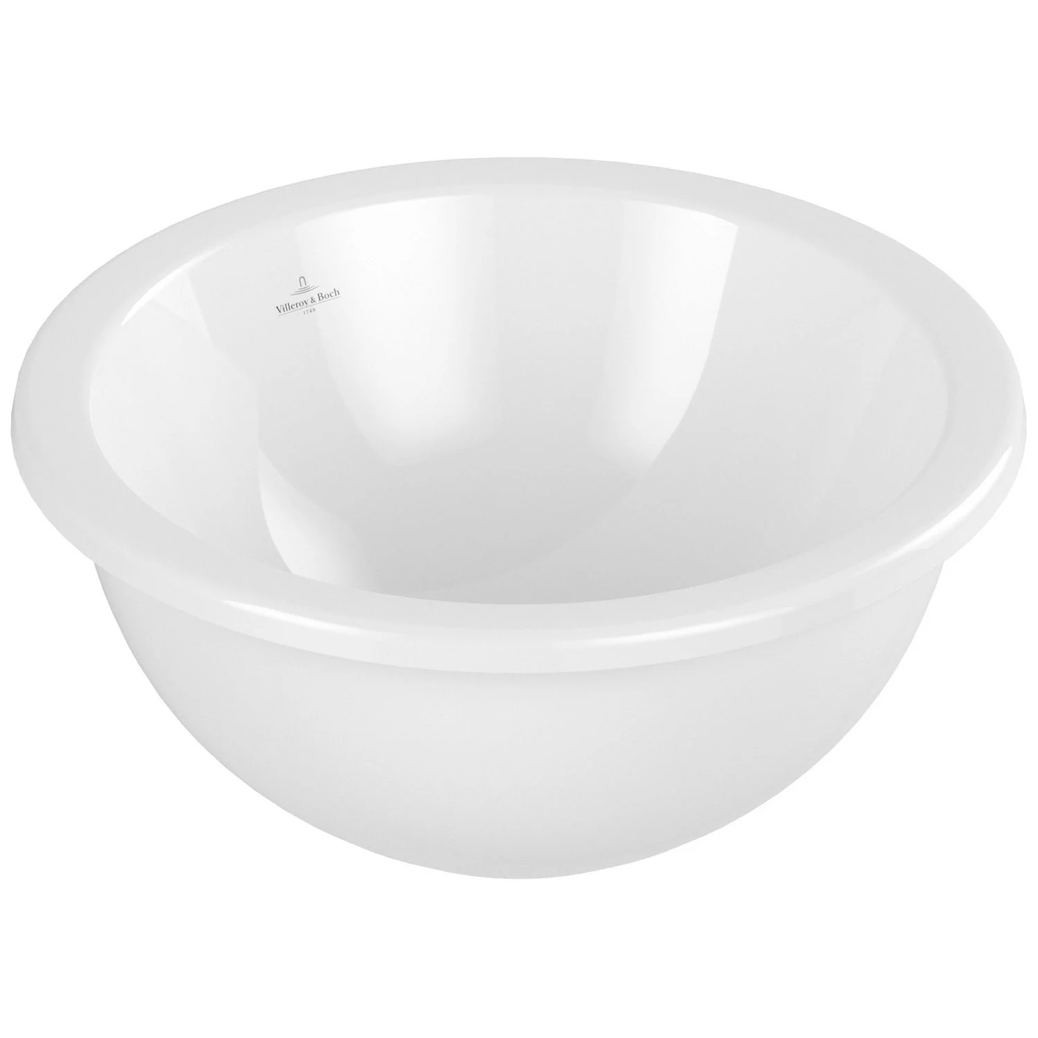 Biała miska w widoku z przodu wycięta, Villeroy & Boch