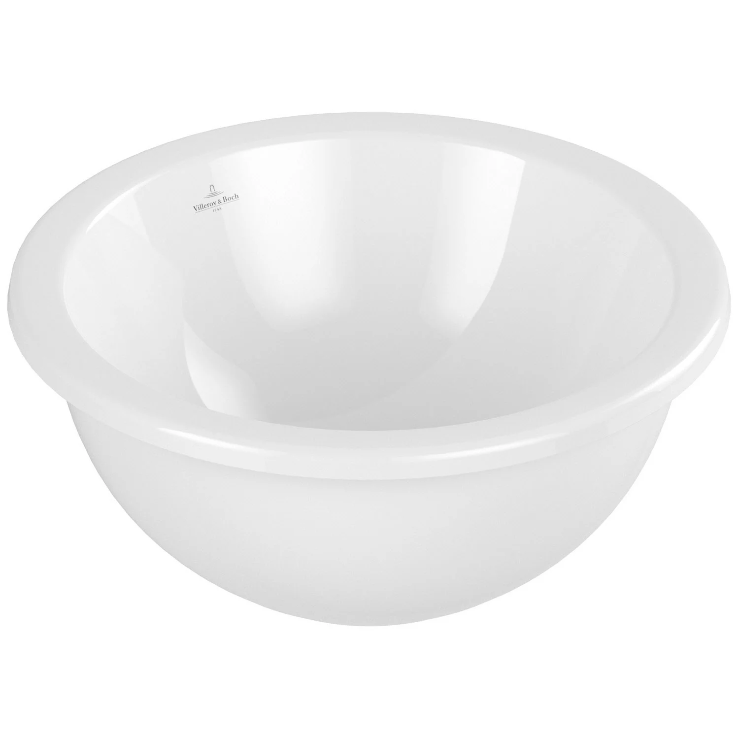 Biała umywalka w widoku z przodu, Villeroy & Boch
