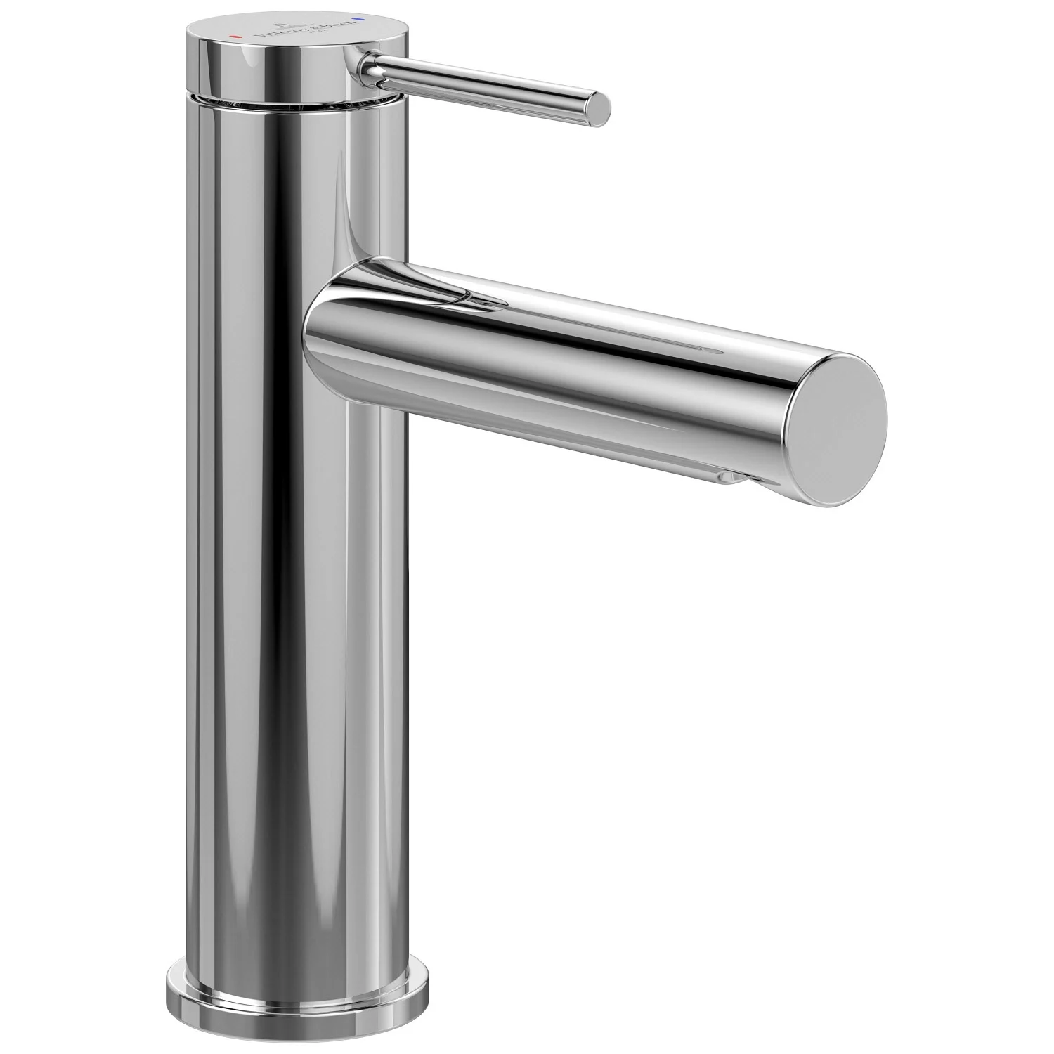 Chromowana bateria w widoku z boku, Villeroy & Boch