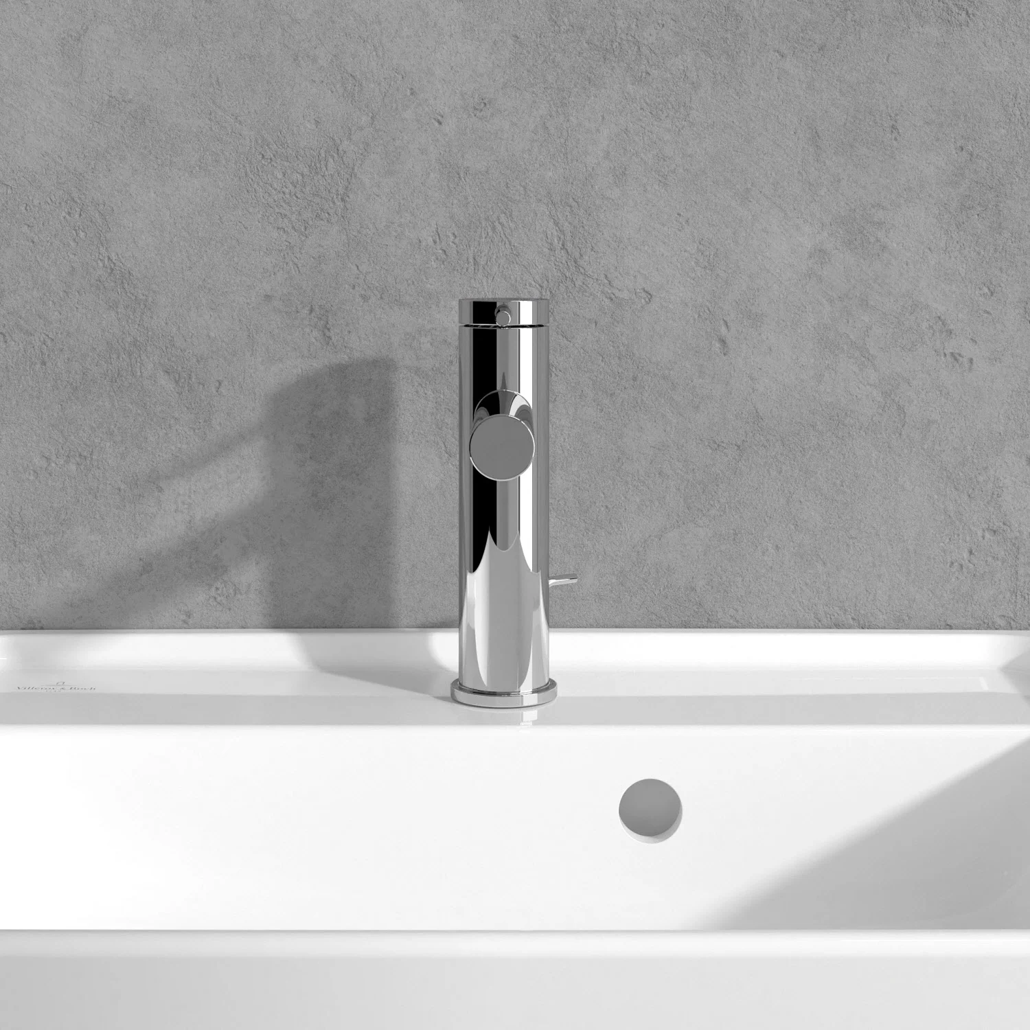 Chromowana bateria jednouchwytowa na umywalce, Villeroy & Boch