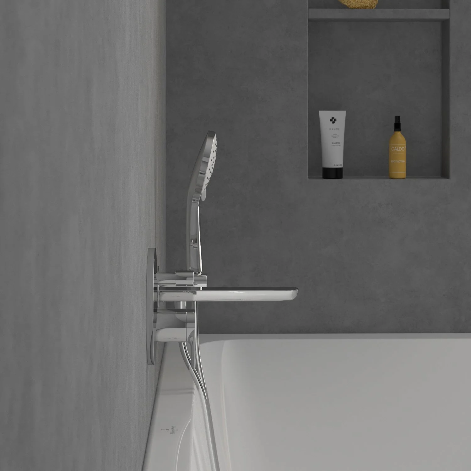 Armatura prysznicowa z rączką nad wanną, Villeroy & Boch
