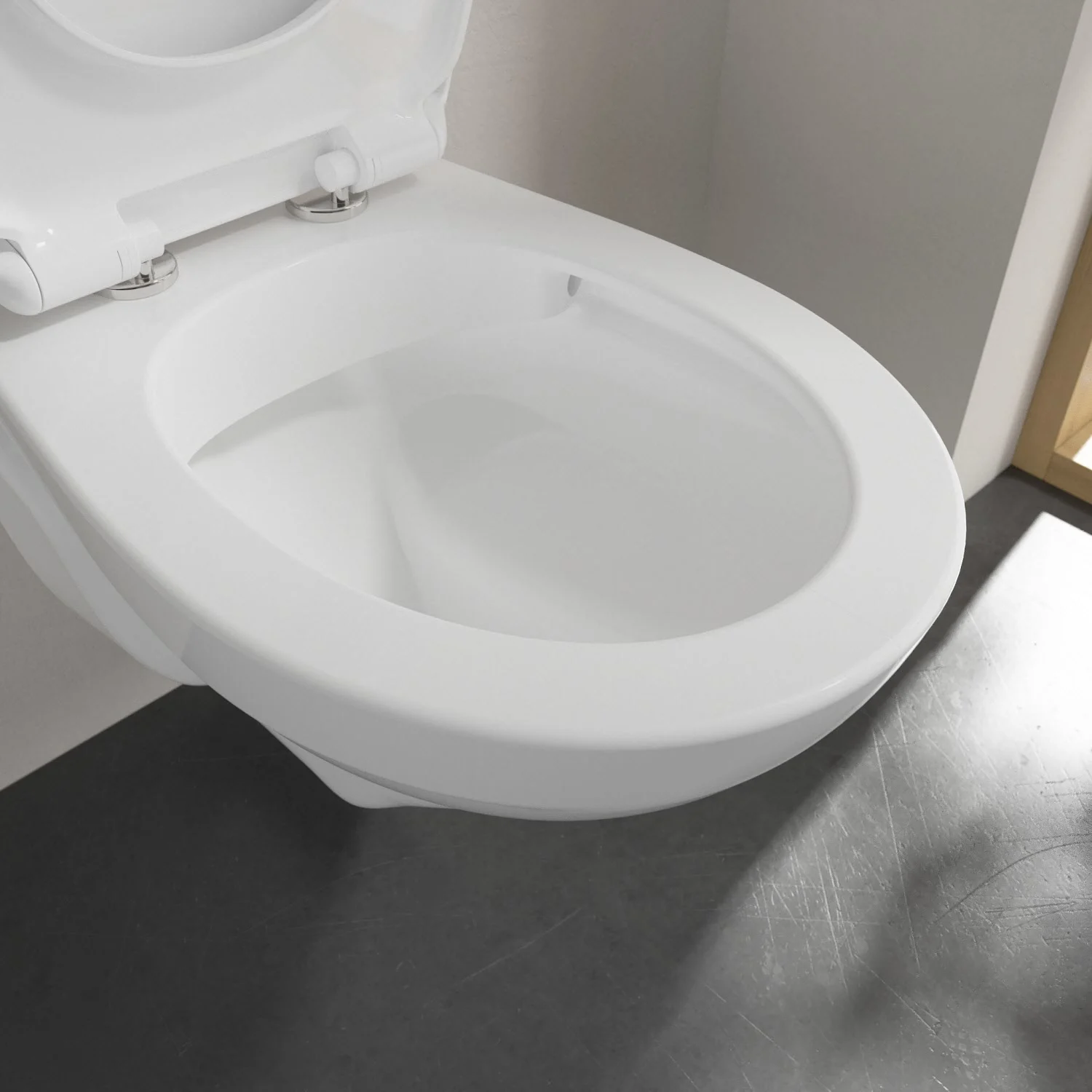 Villeroy & Boch O.novo Wand-WC mit DirectFlush, spülrandlos Bild 9