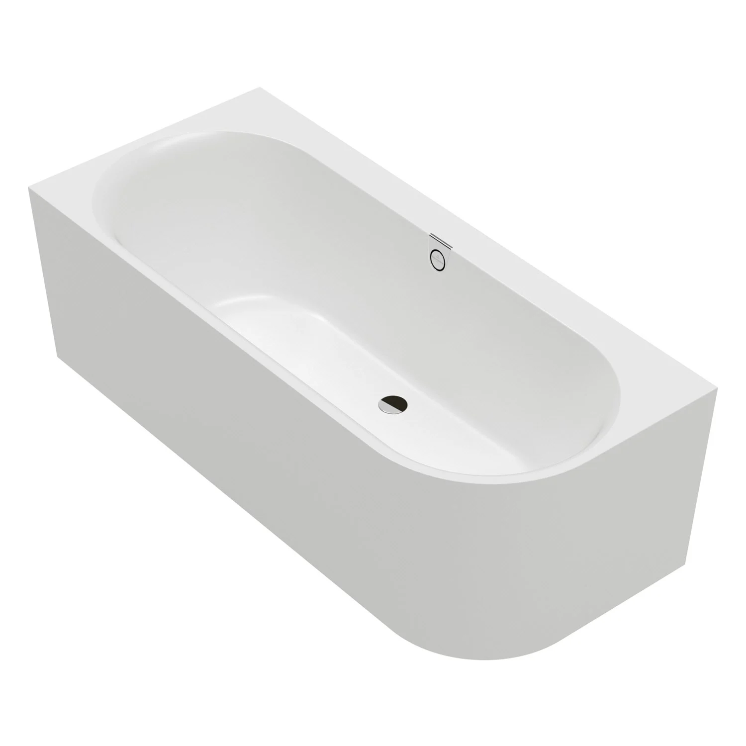 Biała wanna w widoku bocznym, Villeroy & Boch