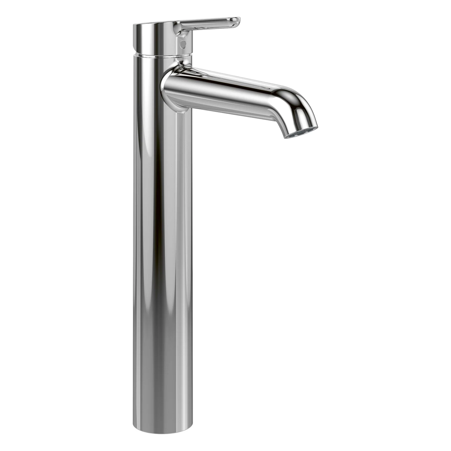 Chromowana bateria w widoku z boku, Villeroy & Boch