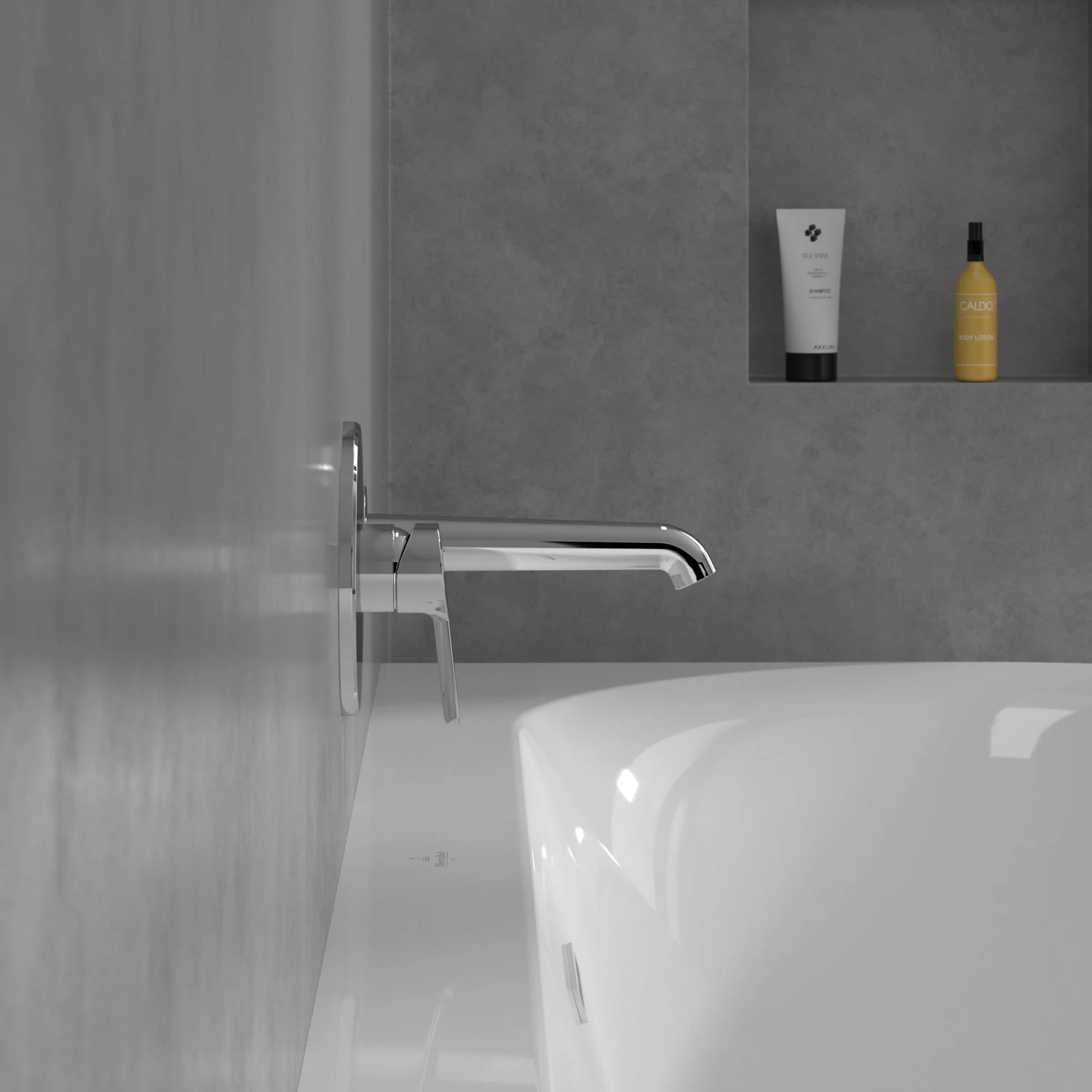 Villeroy & Boch Skyla Badewannenauslauf für Wandmontage Bild 5