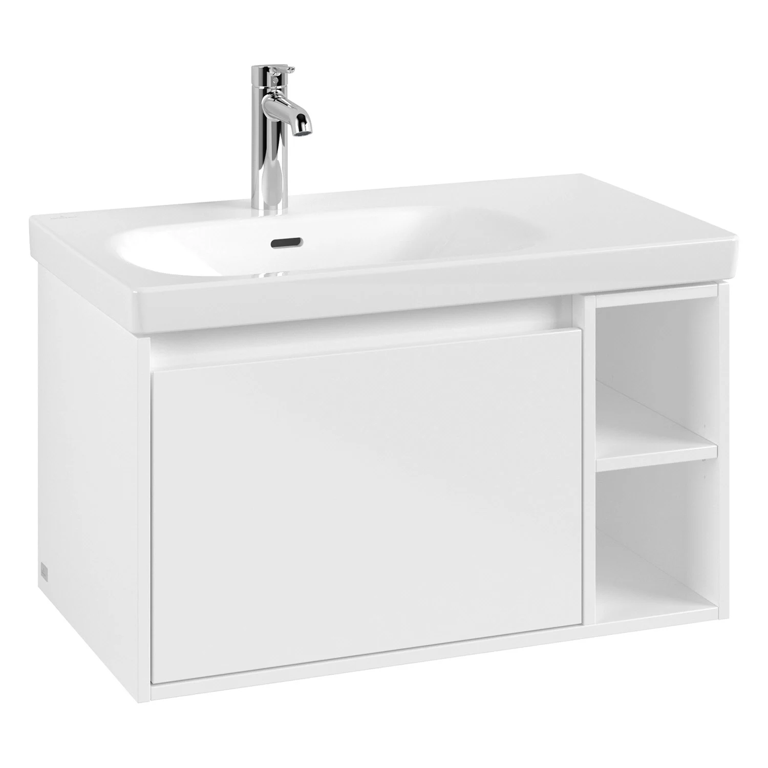 Villeroy & Boch Skyla Waschtischunterschrank 77,2 x 43,6 cm, 1 Auszug, Stauraum rechts Bild 2