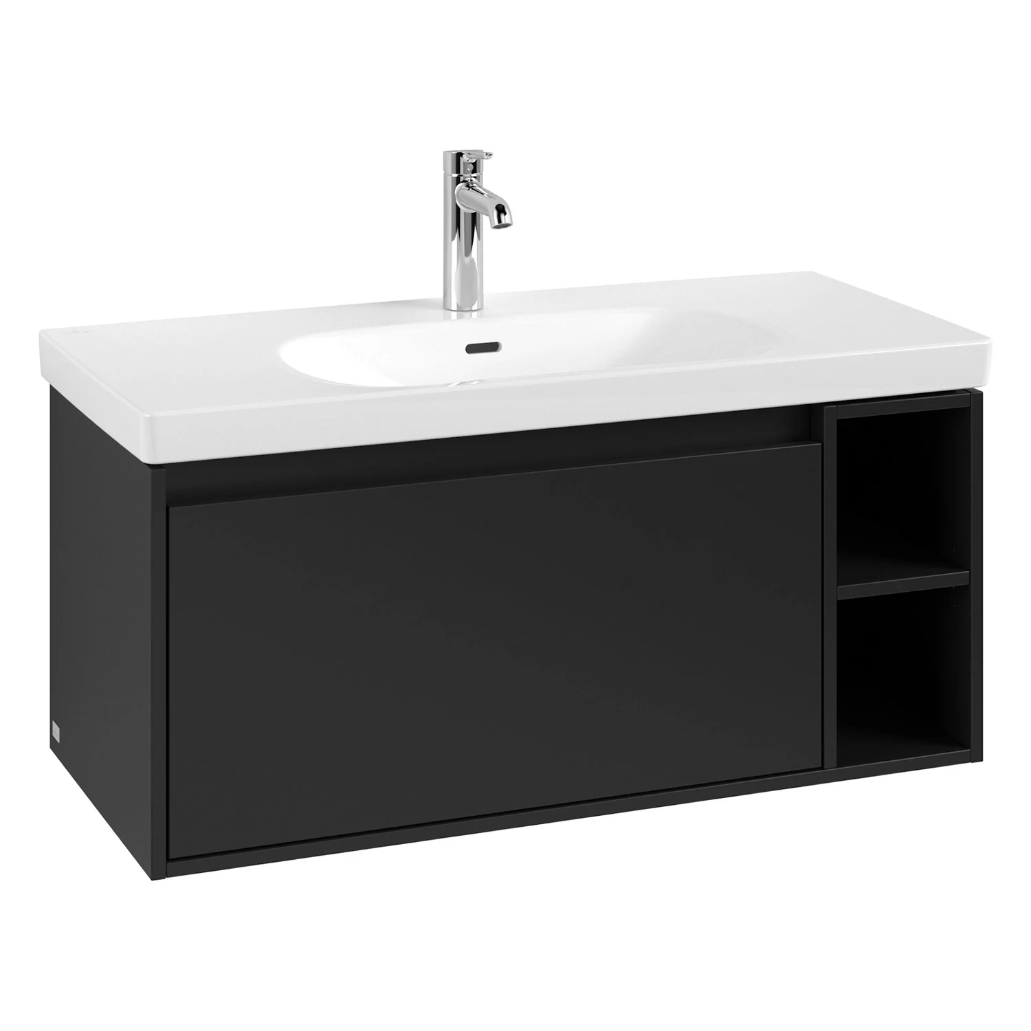 Szafka pod umywalkę Villeroy & Boch Skyla 97,2 x 43,6 cm, 1 szuflada, schowek po prawej stronie Zdjęcie 2