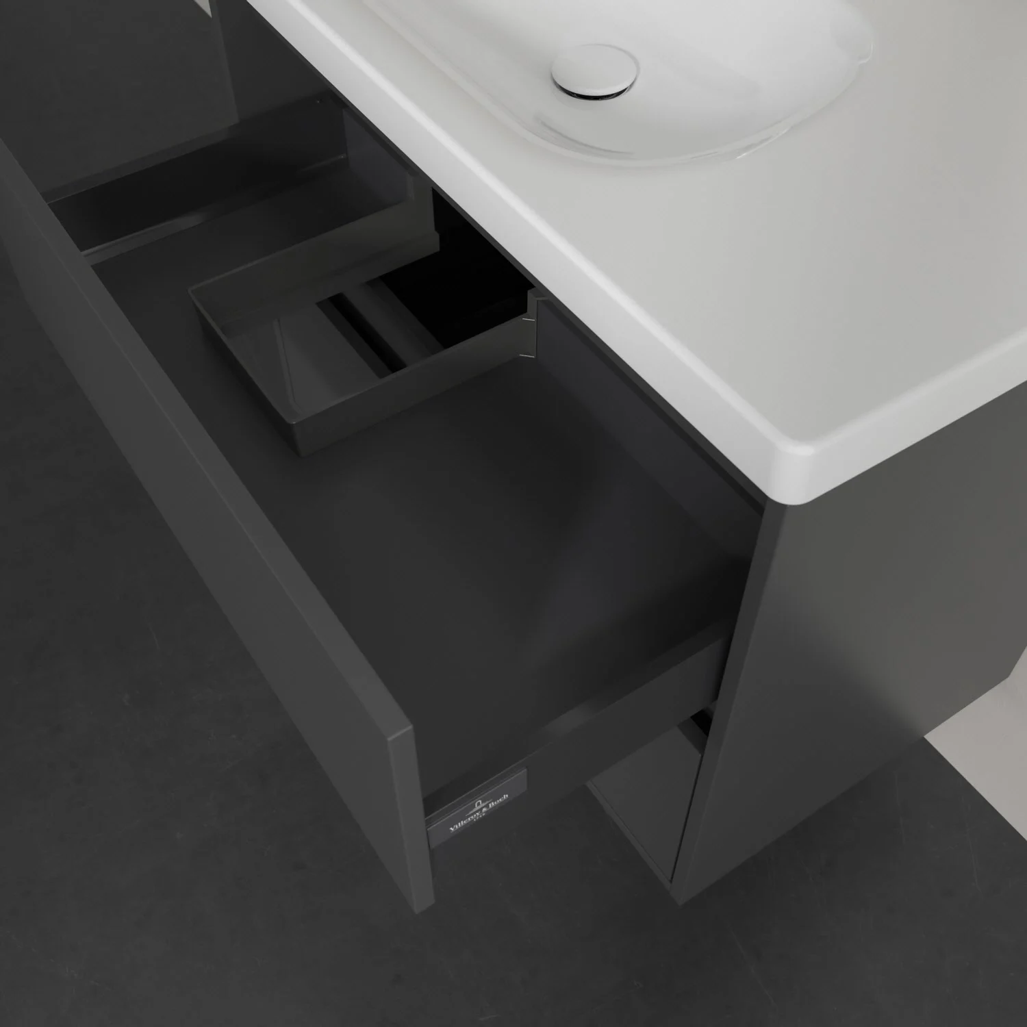 Villeroy & Boch Skyla Waschtischunterschrank 77,2 x 59,6 cm, 2 Auszüge Bild 6