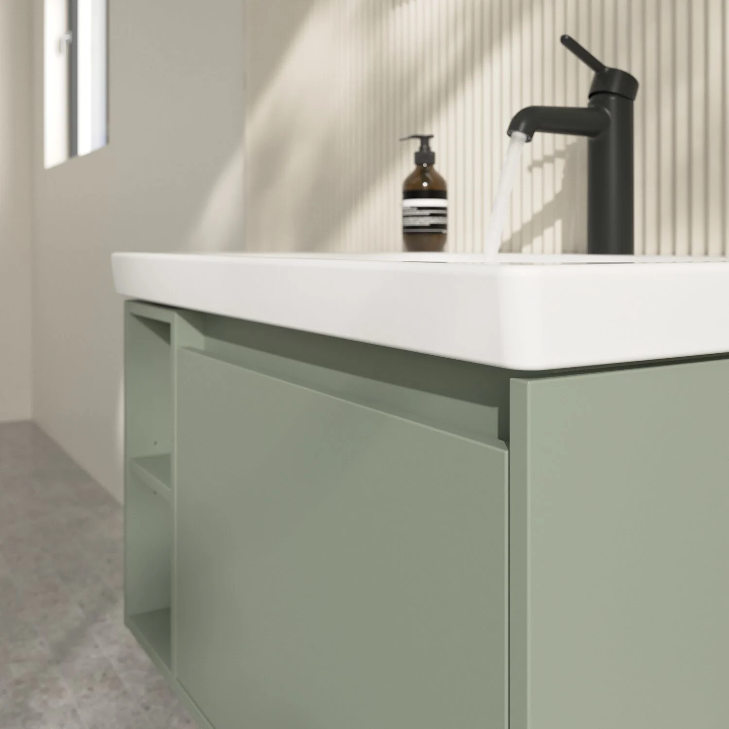 Villeroy & Boch Skyla Waschtischunterschrank 77,2 x 43,6 cm, 1 Auszug, Stauraum links Bild 3
