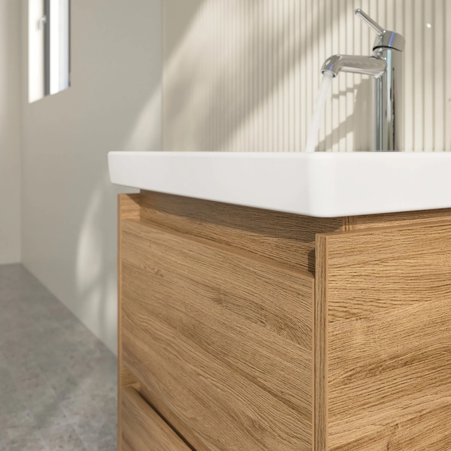 Villeroy & Boch Skyla Waschtischunterschrank 52,2 x 59,6 cm, 2 Auszüge Bild 3