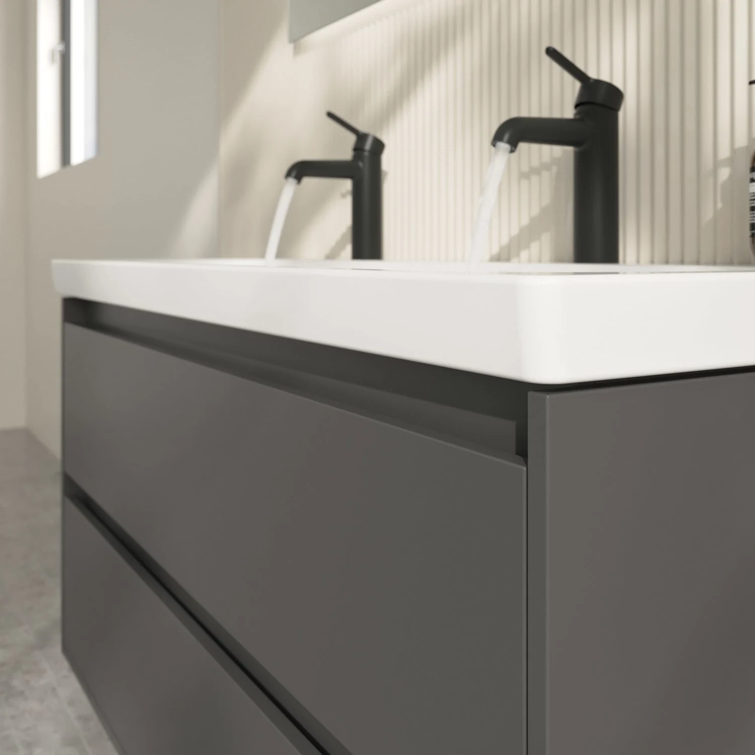 Villeroy & Boch Skyla Waschtischunterschrank 117,2 x 59,6 cm, 2 Auszüge Bild 3