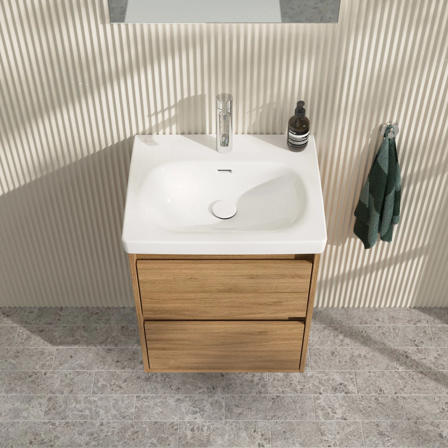 Villeroy & Boch Skyla Waschtischunterschrank 52,2 x 59,6 cm, 2 Auszüge Bild 8