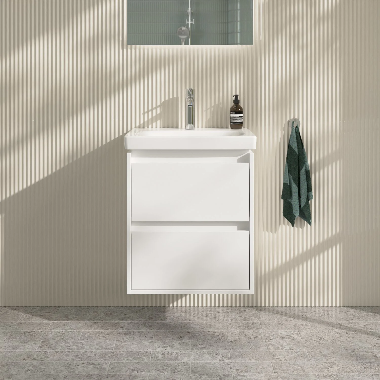 Villeroy & Boch Skyla Waschtischunterschrank 52,2 x 59,6 cm, 2 Auszüge Bild 9