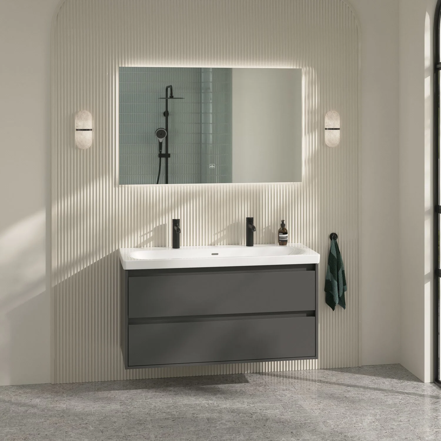 Villeroy & Boch Skyla Waschtischunterschrank 117,2 x 59,6 cm, 2 Auszüge Bild 10