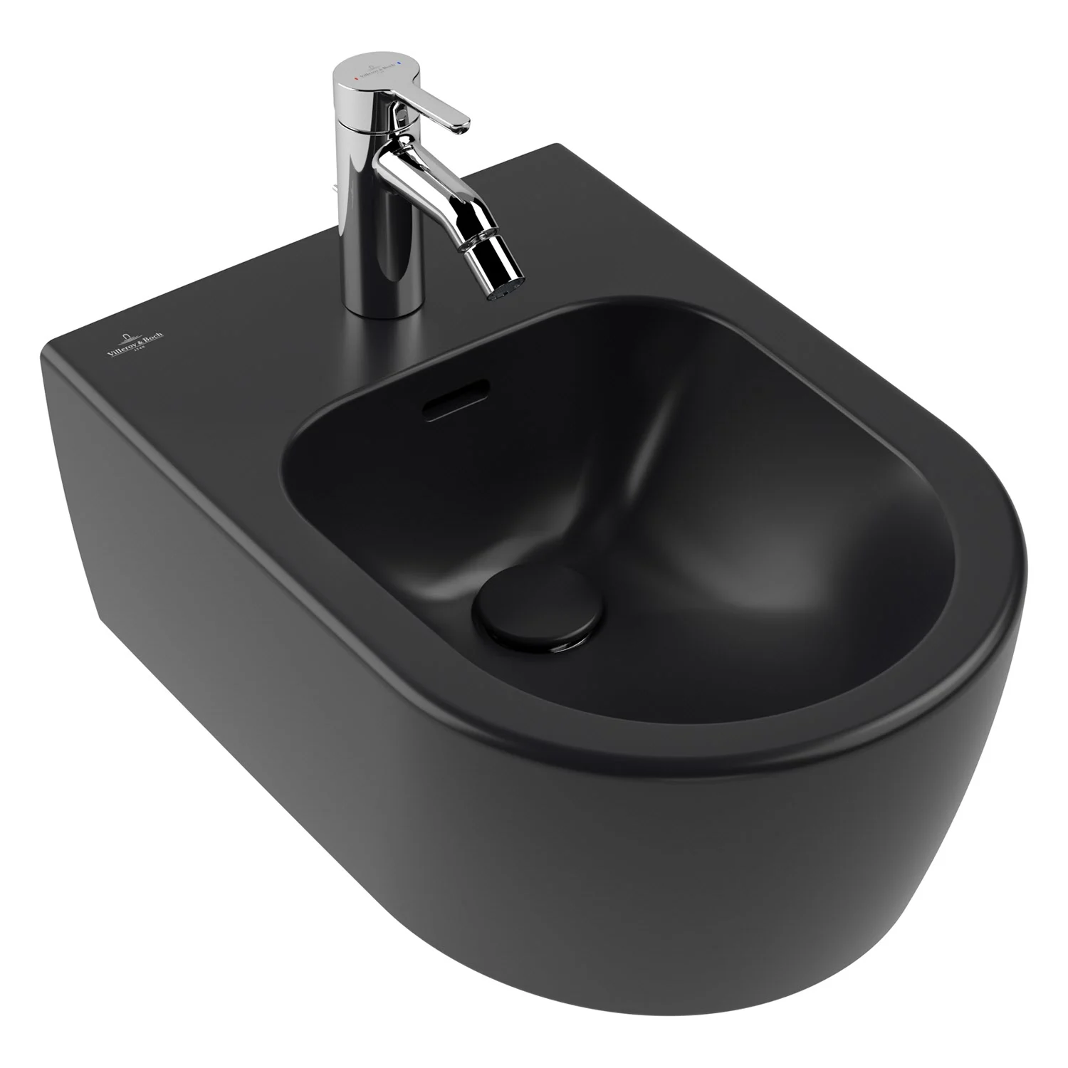 Villeroy & Boch Skyla Bidet wandhängend, 37 x 53 cm mit CeramicPlus Bild 2