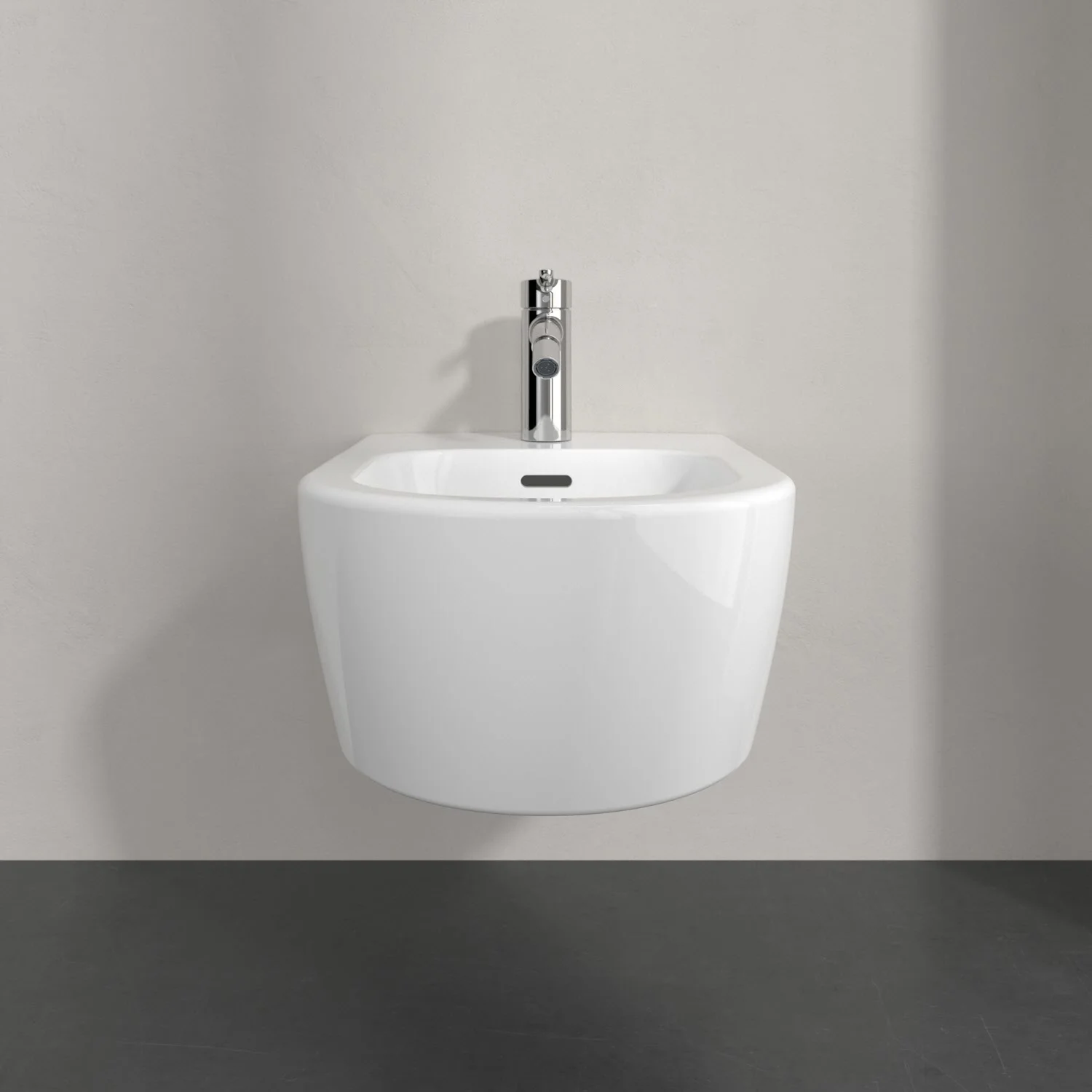 Villeroy & Boch Skyla Bidet wandhängend, 37 x 53 cm mit CeramicPlus Bild 6