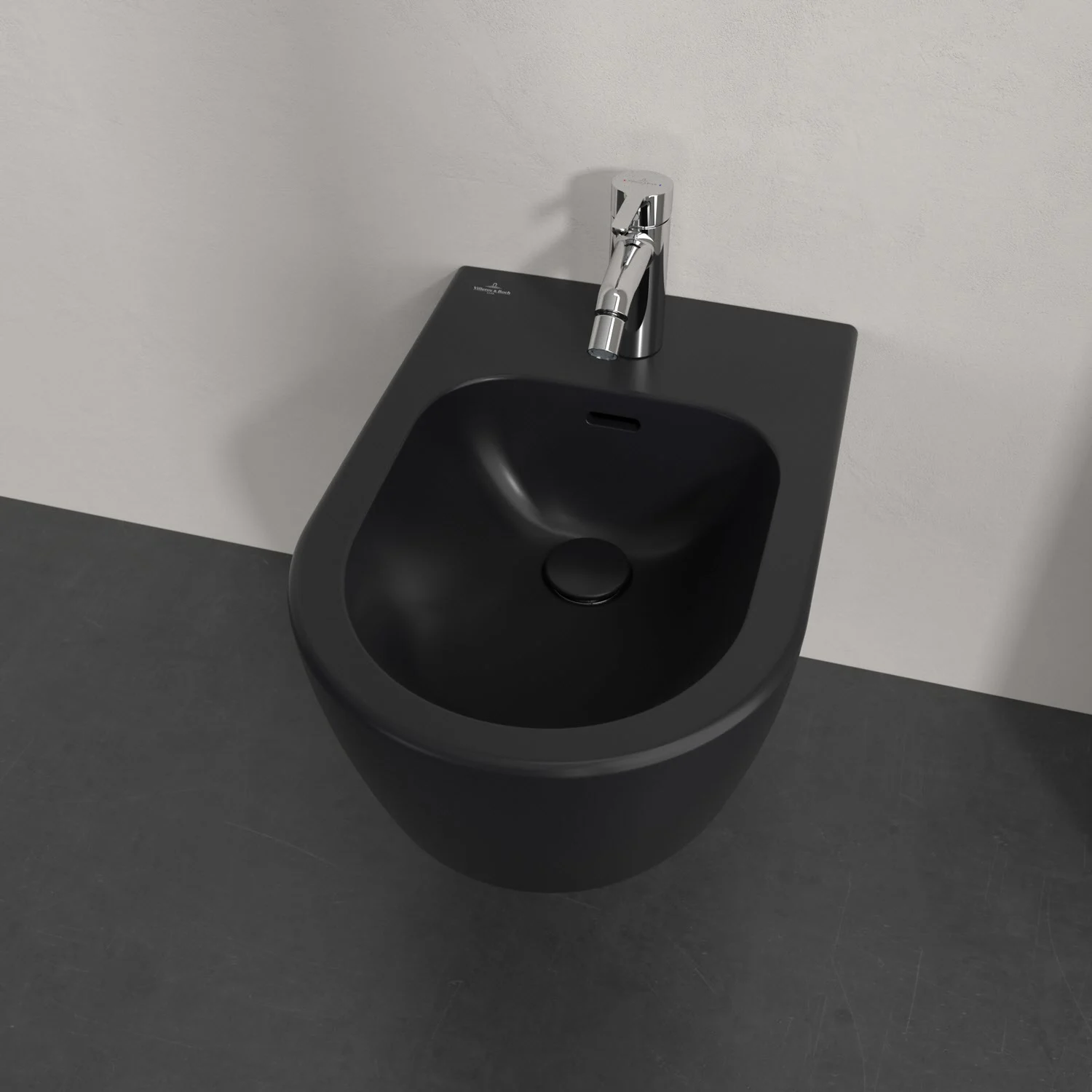Villeroy & Boch Skyla Bidet wandhängend, 37 x 53 cm mit CeramicPlus Bild 7