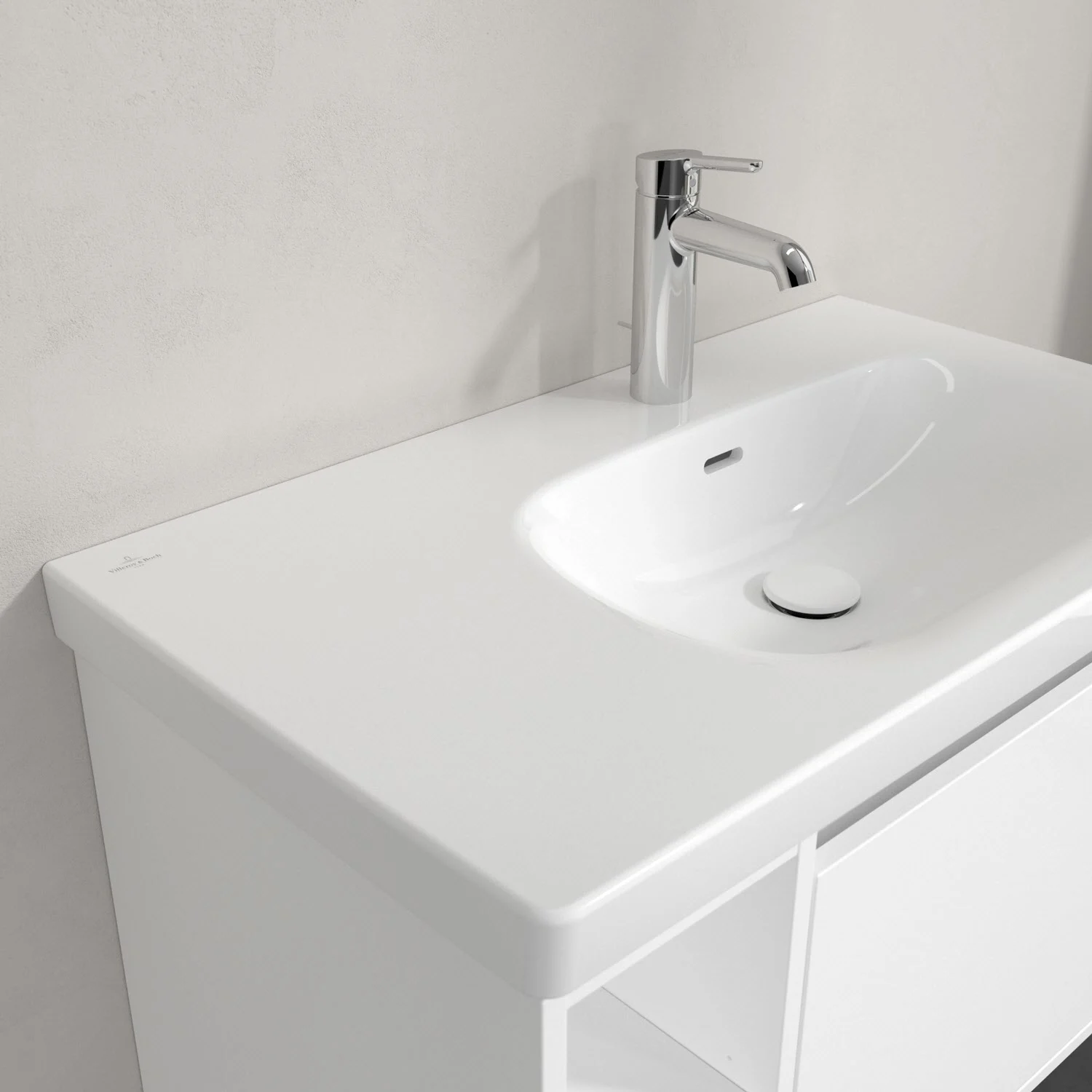 Villeroy & Boch Skyla Schrankwaschtisch 80 x 46 cm, mit Überlauf Bild 6