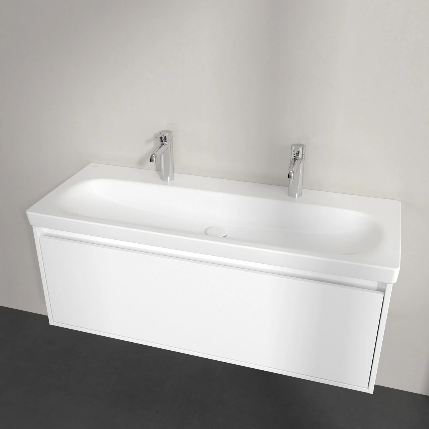 Villeroy & Boch Skyla Doppel-Schrankwaschtisch 120 x 46 cm, ohne Überlauf Bild 7