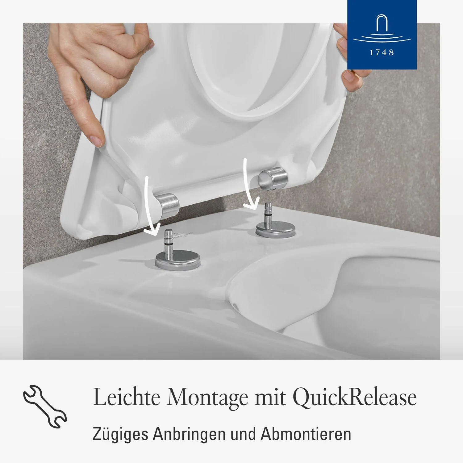 Villeroy & Boch Subway 2.0 WC-Sitz Compact, mit abnehmbaren Sitz Bild 5