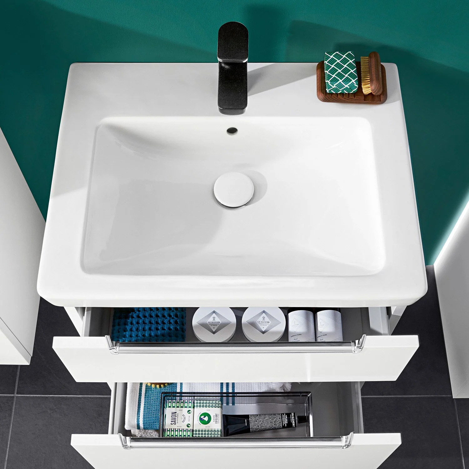 Umywalka z otwartą szufladą z góry, Villeroy & Boch