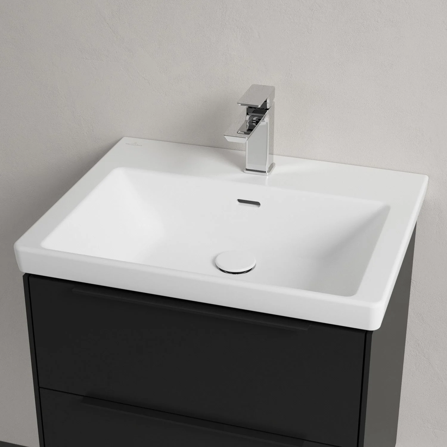 Umywalka z jednouchwytową baterią zbliżenie, Villeroy & Boch