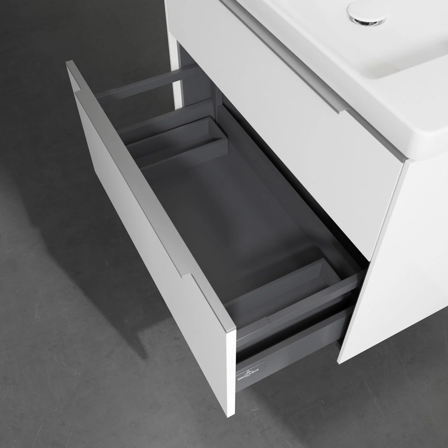 Villeroy & Boch Subway 3.0 Badmöbel-Set 80 cm, 2 Auszüge Bild 6