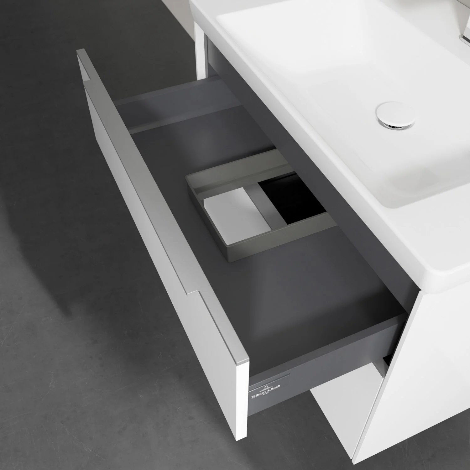 Villeroy & Boch Subway 3.0 Badmöbel-Set 80 cm, 2 Auszüge Bild 7