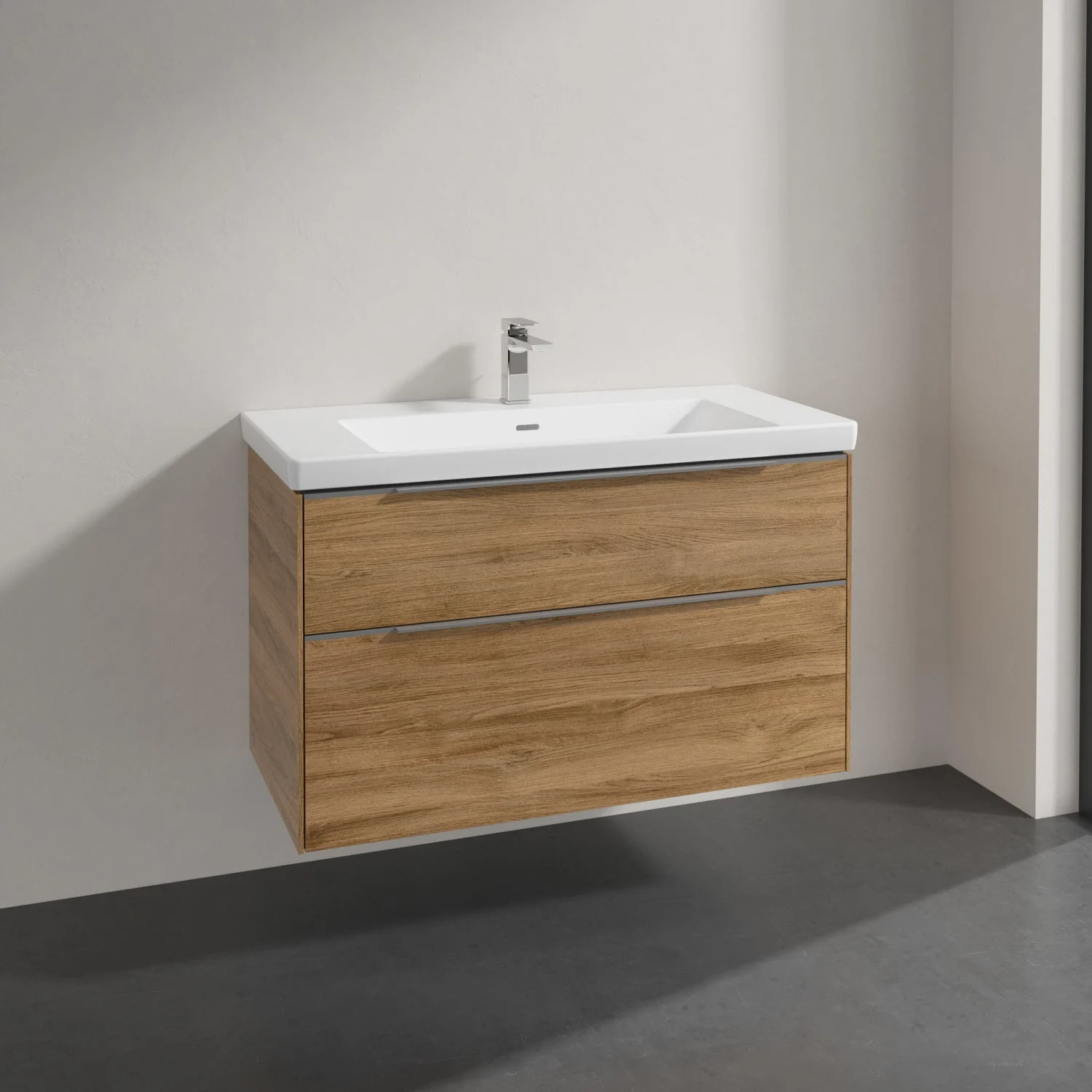 Villeroy & Boch Subway 3.0 Badmöbel-Set 100 cm, 2 Auszüge